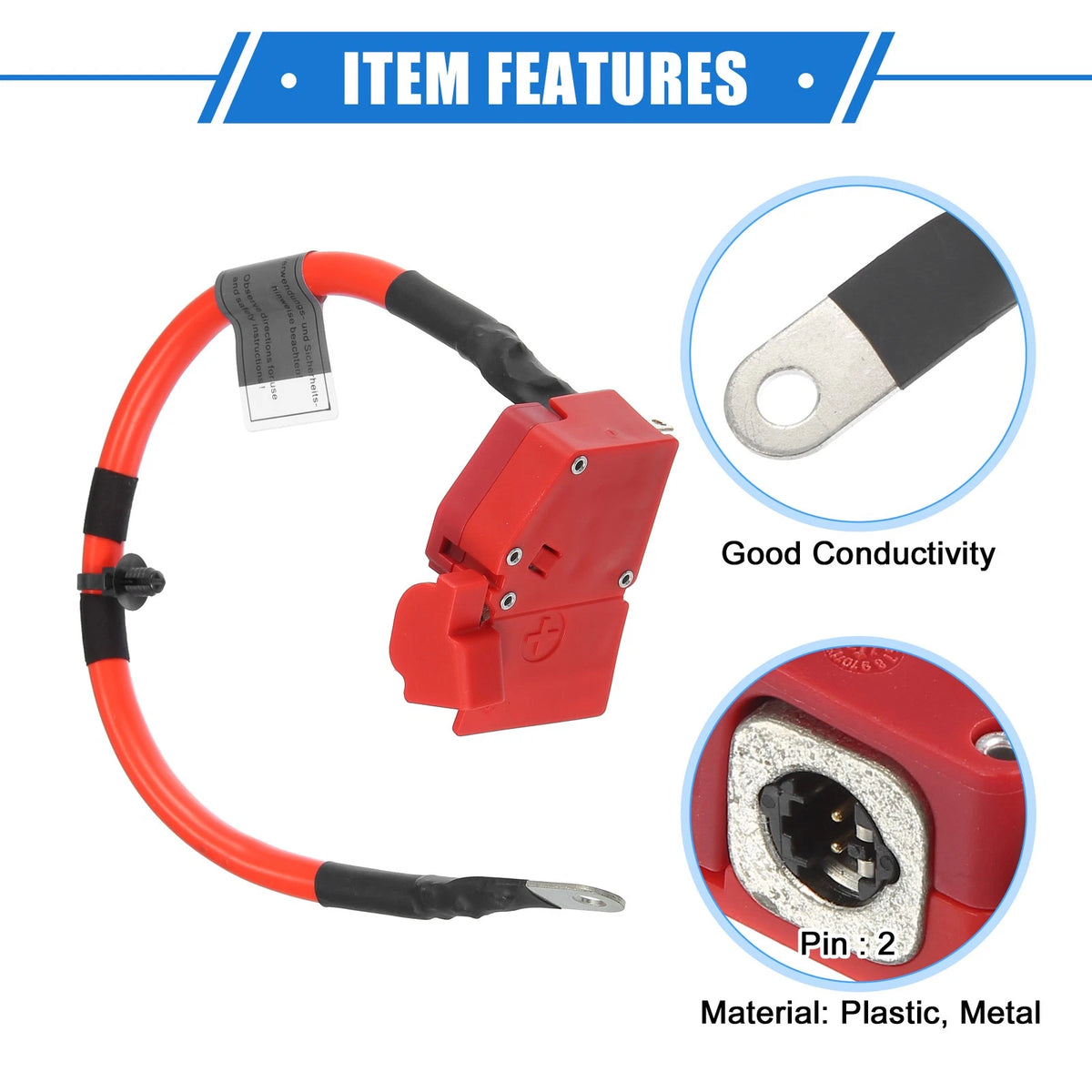 Positive Battery Terminal Cable for BMW 330i, 330i xDrive (2019-2023)