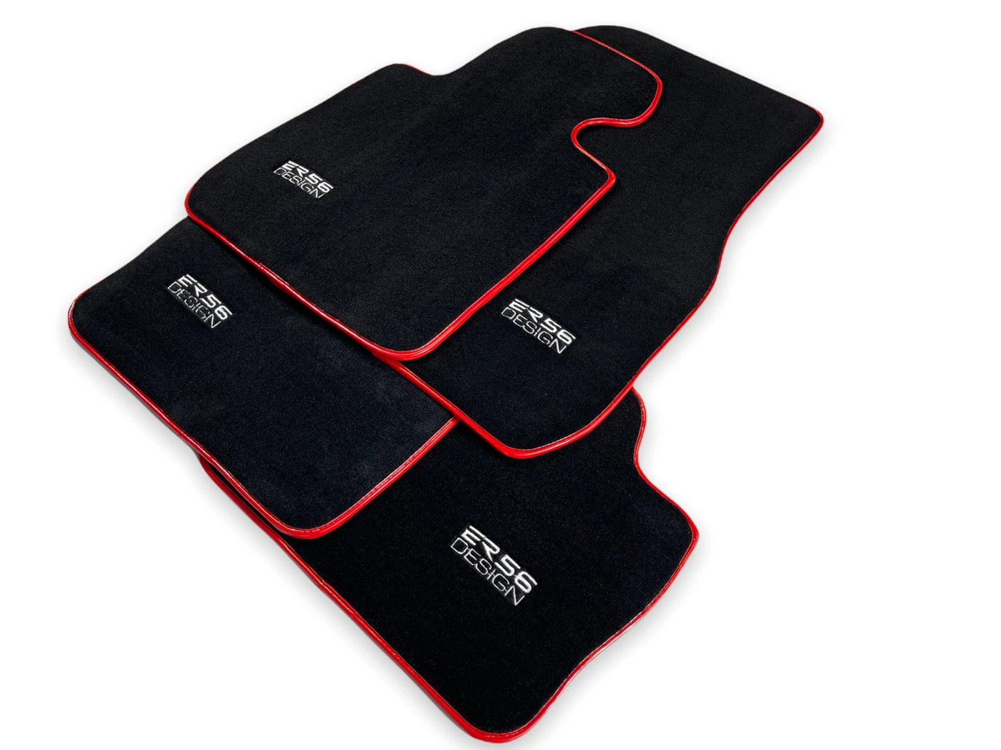 Floor Mats for BMW ER56 Design Emblem Red LHD Tailored (1990-2022)