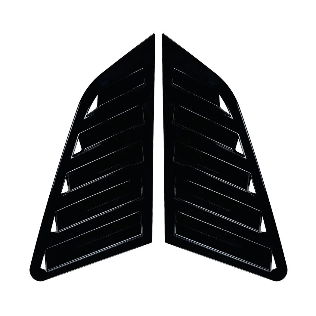 Gloss Black Quarter Rear Side Window Louver for Audi A3 S3 Sportback (2021–2024)