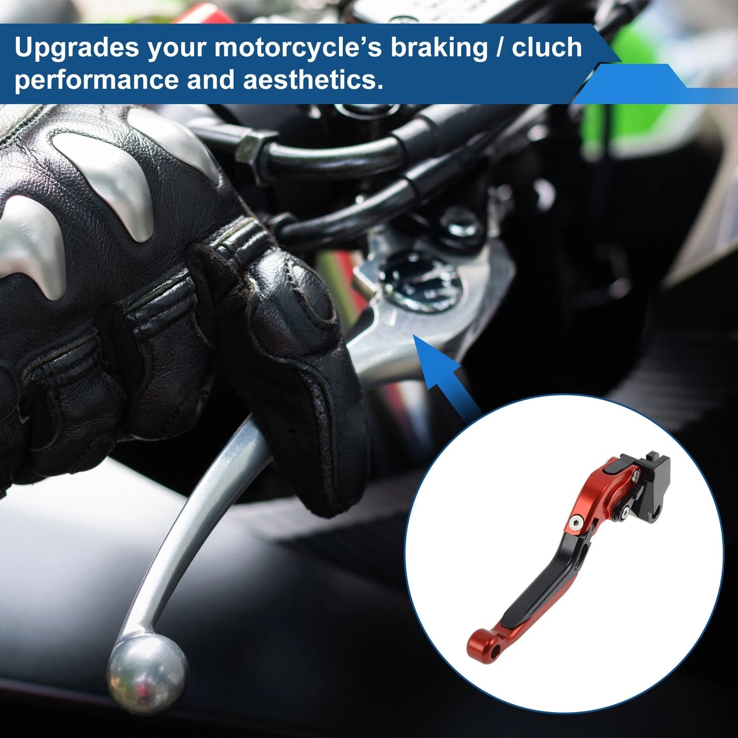 Brake Clutch Levers 2 x for Kawasaki NINJA 650R (09-16)