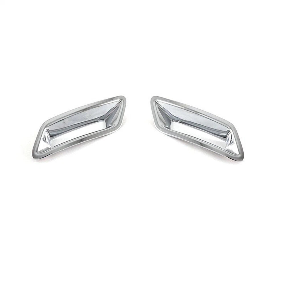 Chrome Rear Fog Light Lamp Covers for Nissan Rogue (2021-2023)