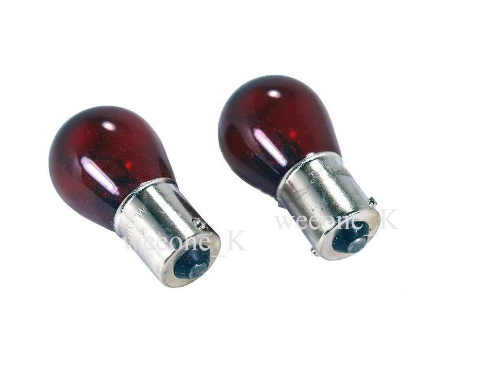 2 x 1156 27W Red Signal Bulbs for Make & Model