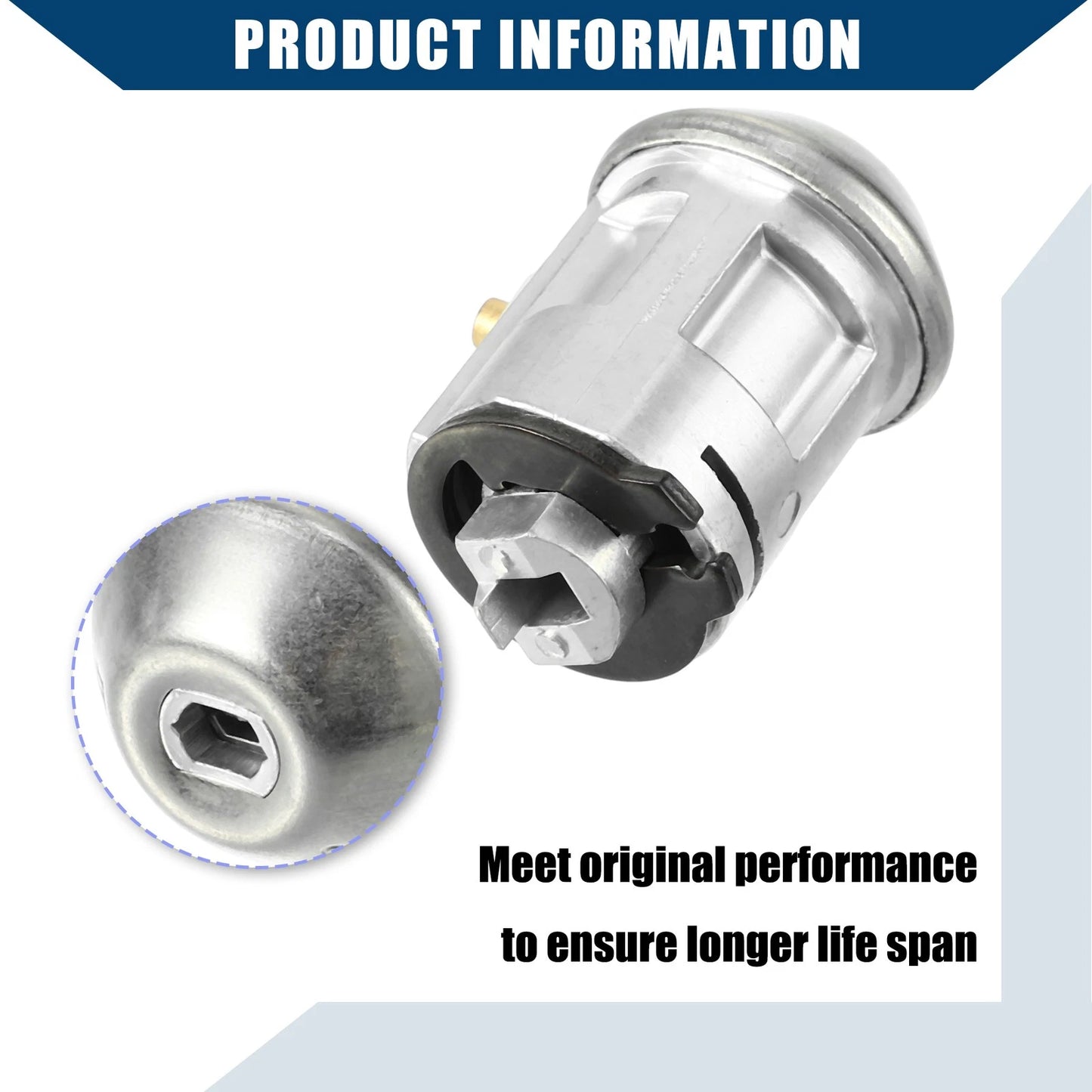 Ignition Lock Cylinder & Key Set for Ford Transit Connect 2.0L (2010-2013)