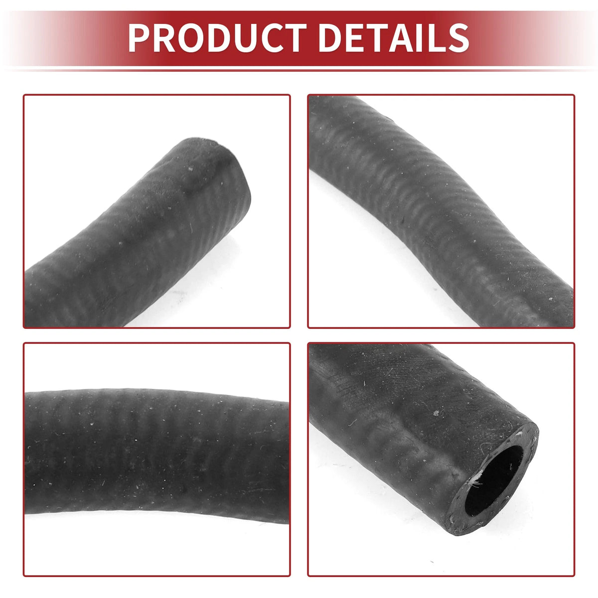 Heater Hose for Nissan Altima (2002-2007) Rubber Black 1 Pcs
