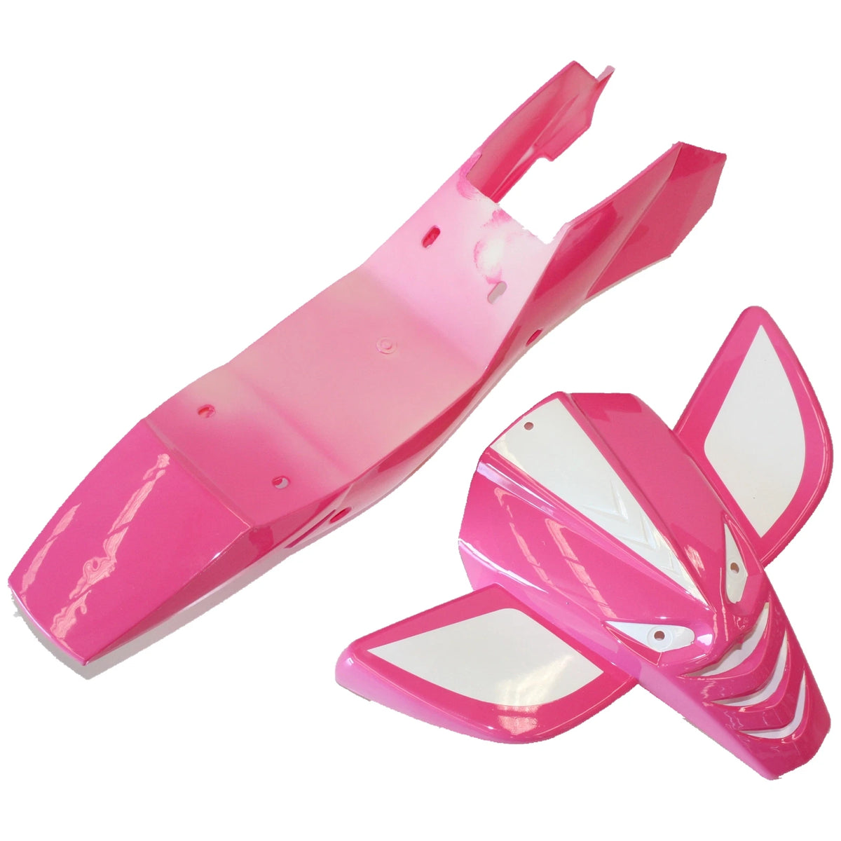 PINK Plastics Mud Guard Foot Rest for 49cc Mini Quad Dirt Bike ATV