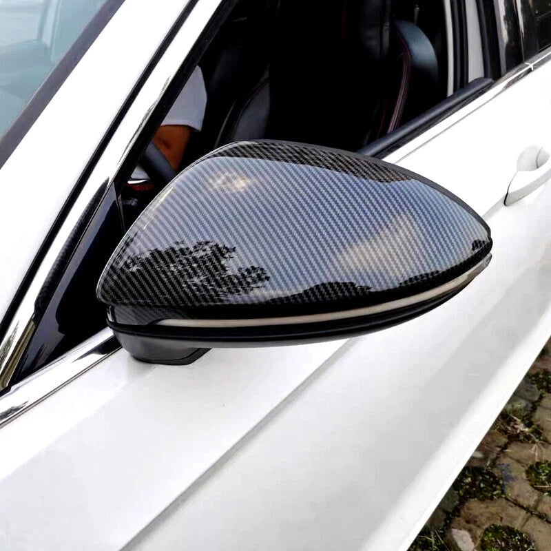 Carbon Fiber Mirror Caps for Volkswagen Golf MK7 MK7.5 (2013-2020)