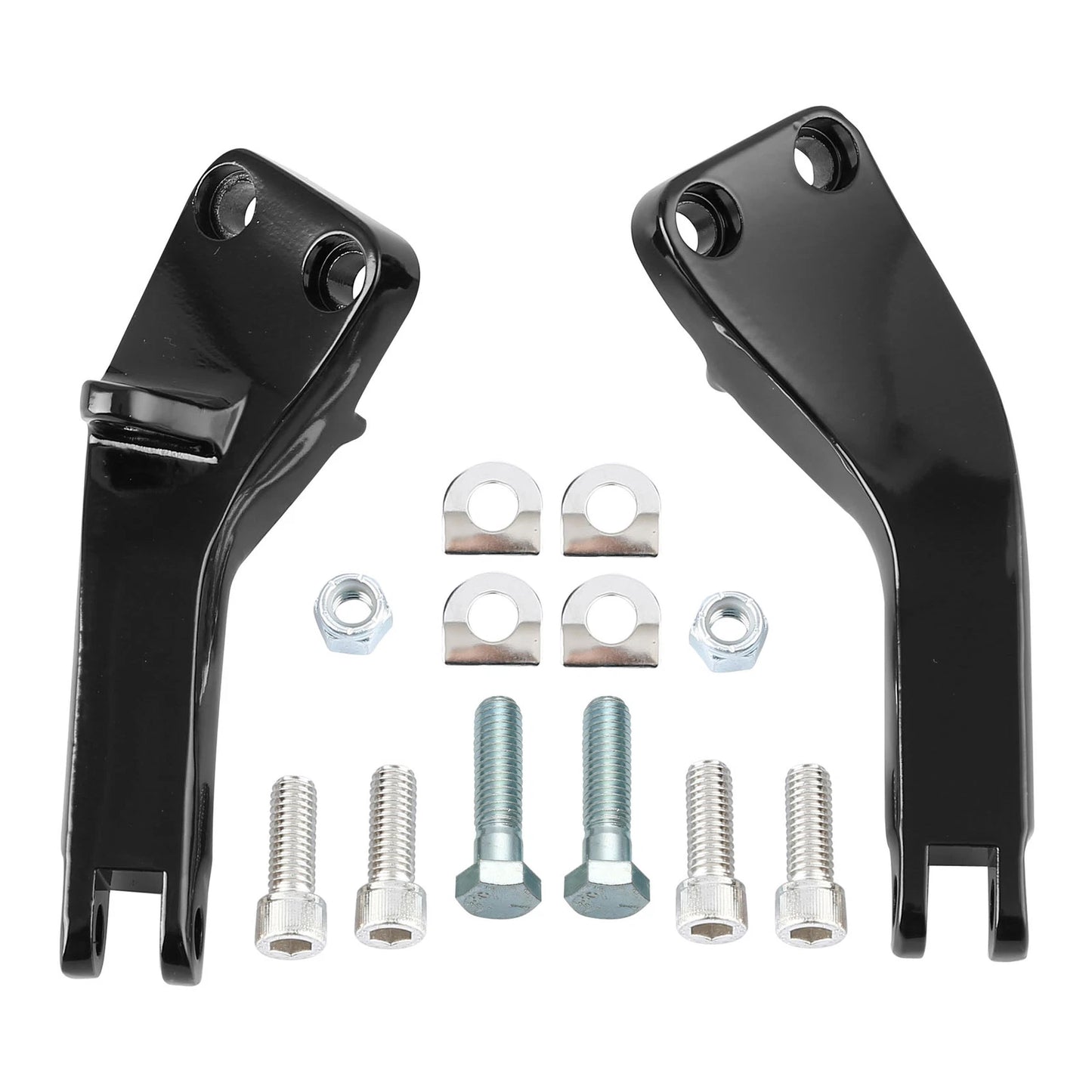 Passenger Foot Peg Mount Brackets for Harley Dyna FXDF FXDL FXDC FXDWG (2006-2017)
