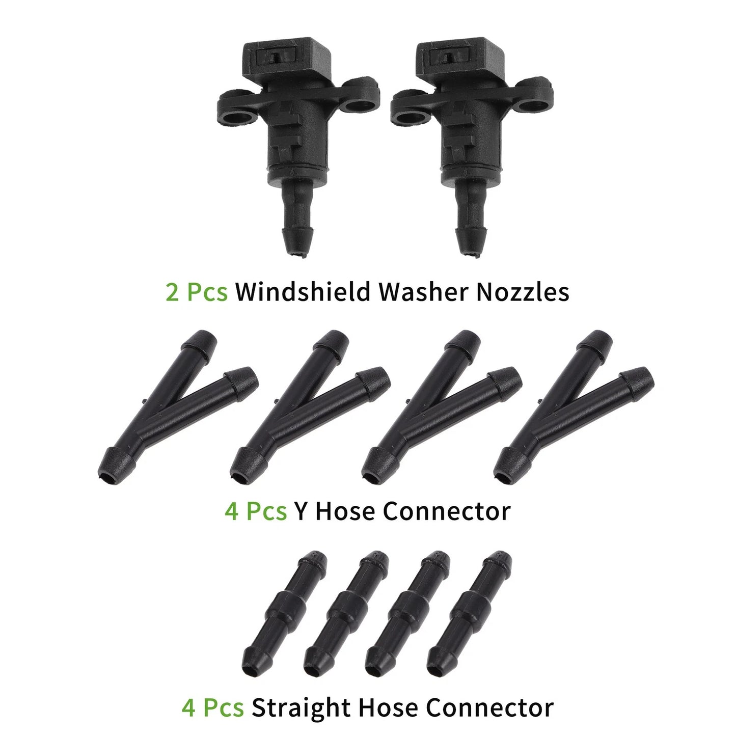Windshield Washer Nozzle & Hose Connector for Hyundai (2006-2010)