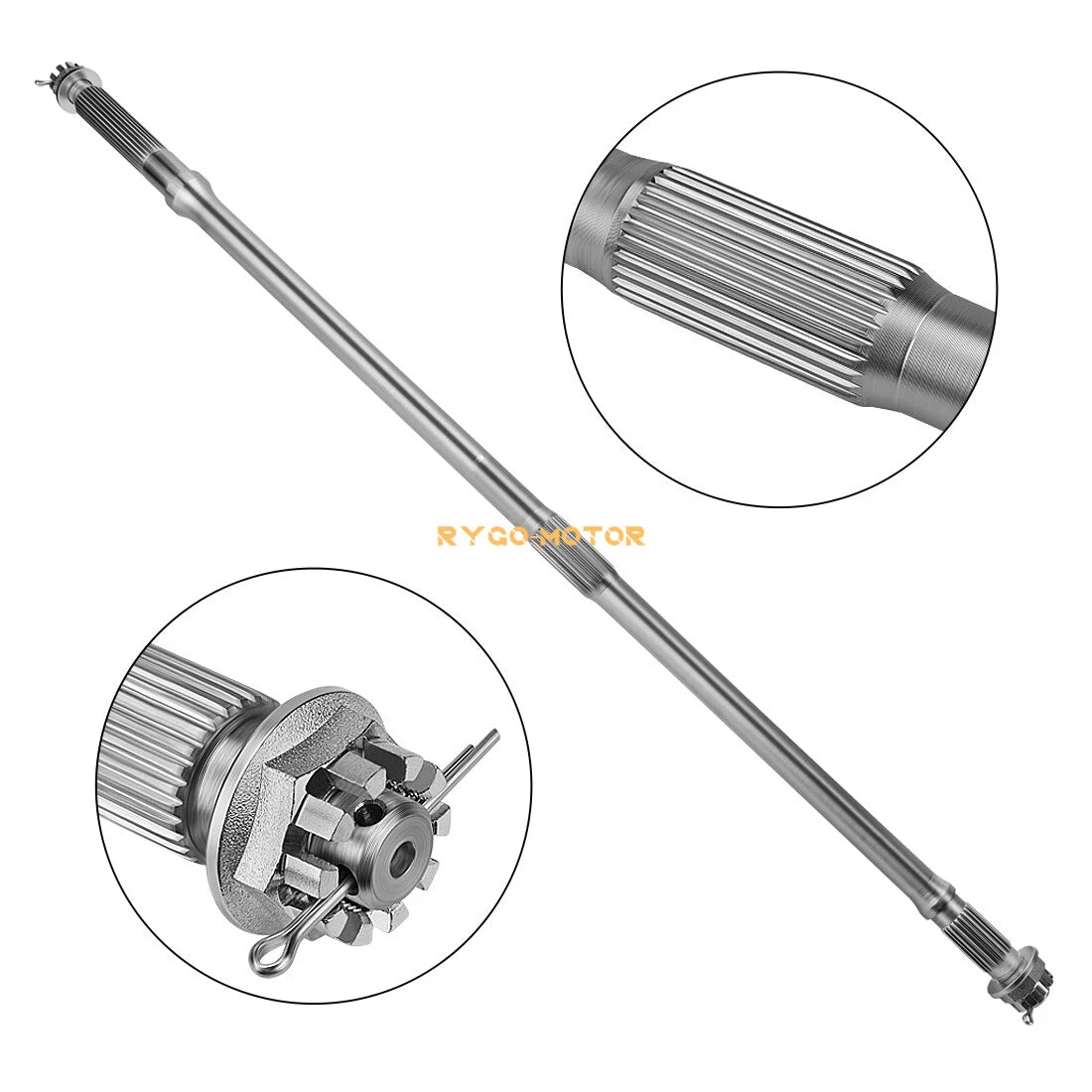 Rear Axle Wheel Shaft w/Hubs for Honda Foreman Rubicon TRX500 (2009–2011)