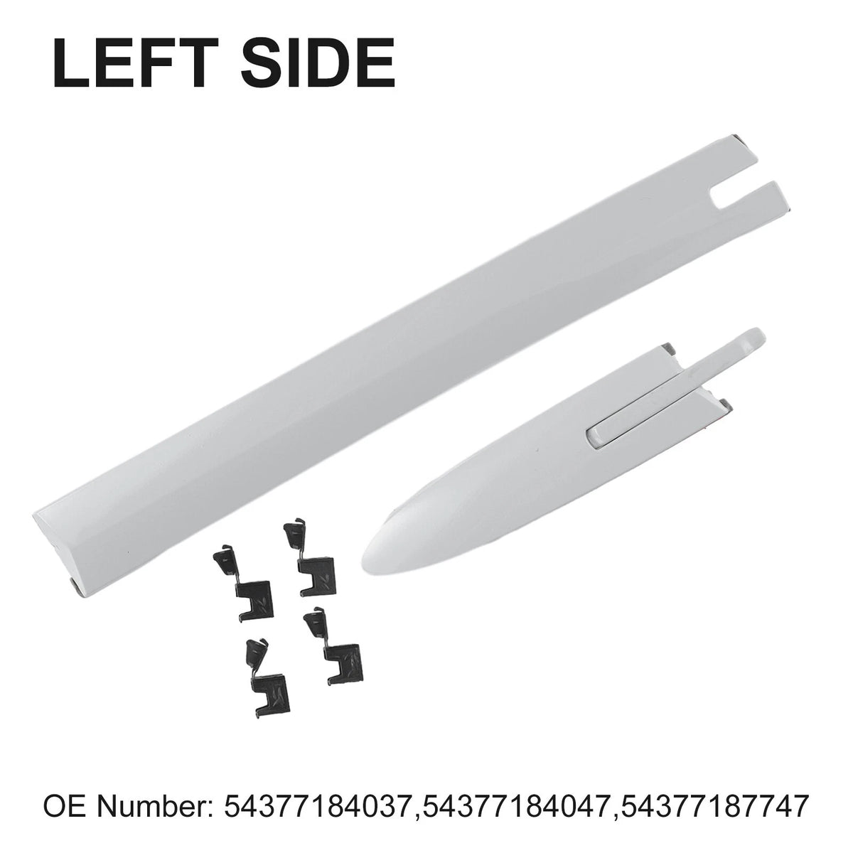 Left Convertible Roof Top Hinge Cover Clips for BMW 4 Series (2014–2020)