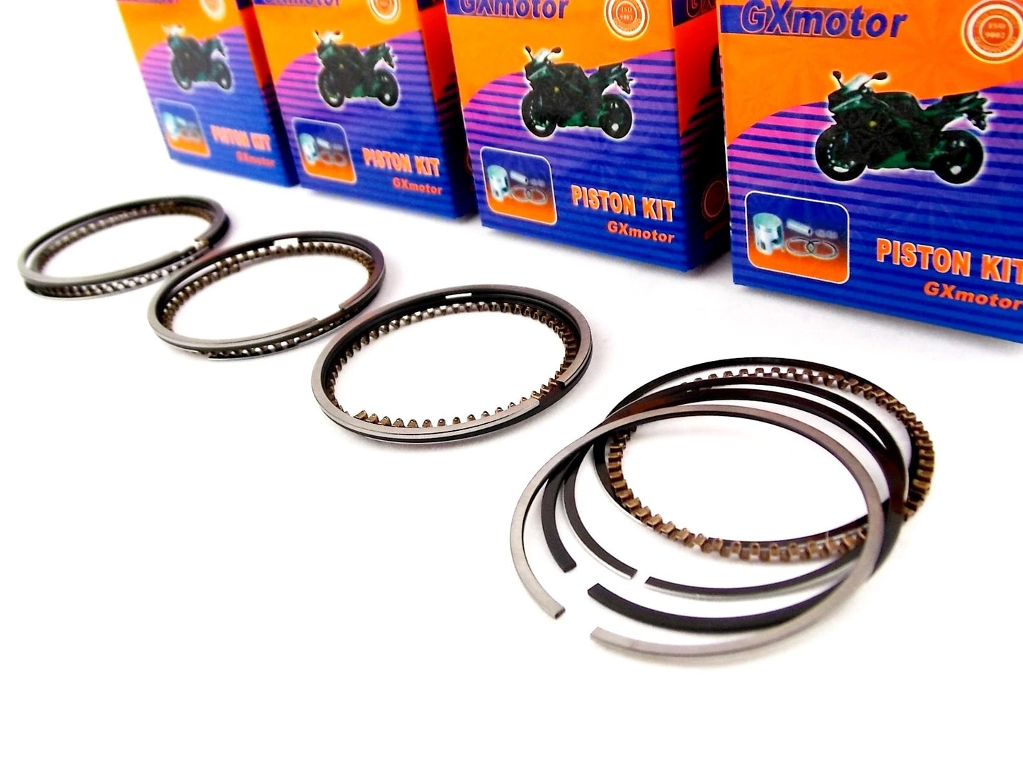 0.5mm O/S Piston Set with 56.5mm Rings & Pin Clips for Honda CB500/F (1974-1975)