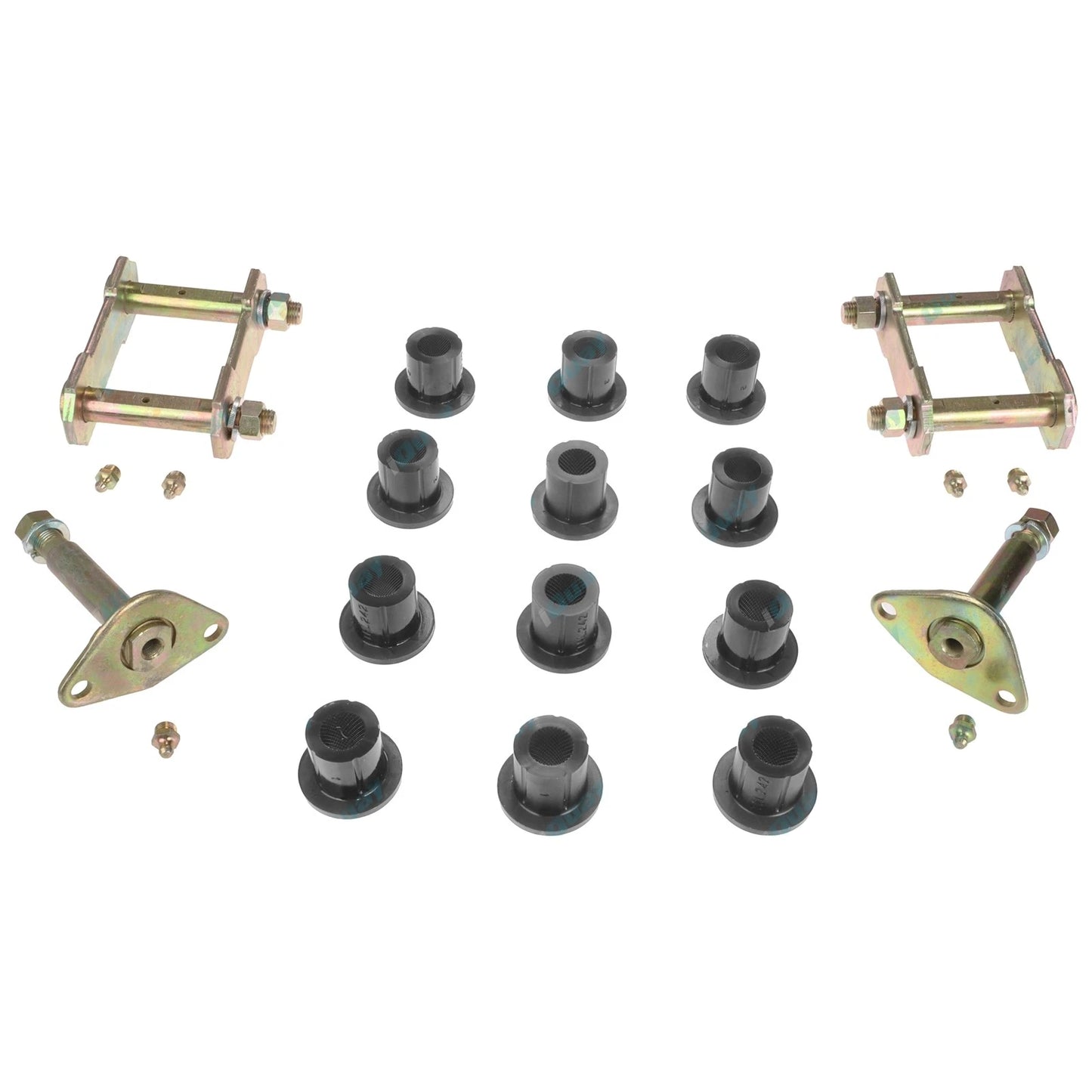 Rear Greasable Shackle & Poly Bush Kit for Toyota Hilux 4x4 (LN61, YN63)