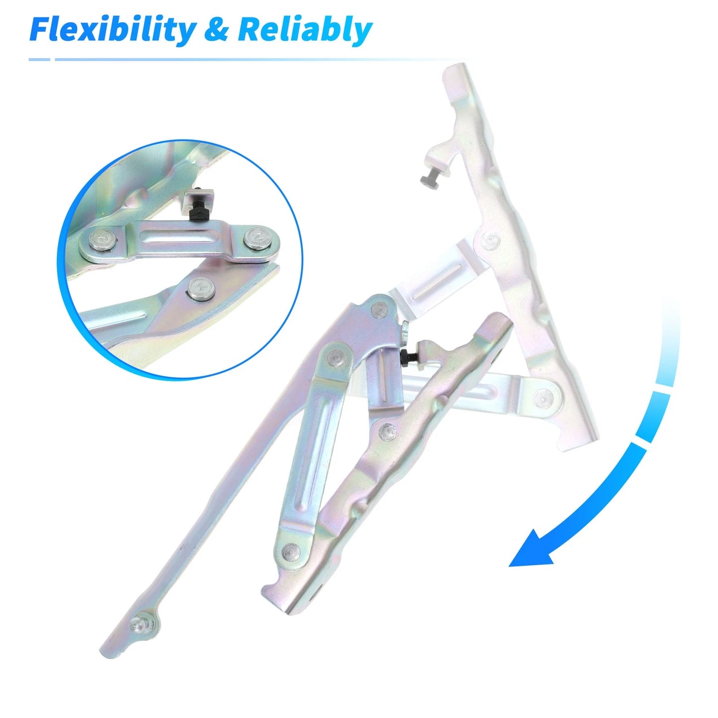 Hood Hinge for Hyundai Sonata 2020-2025 (2 x LH RH)
