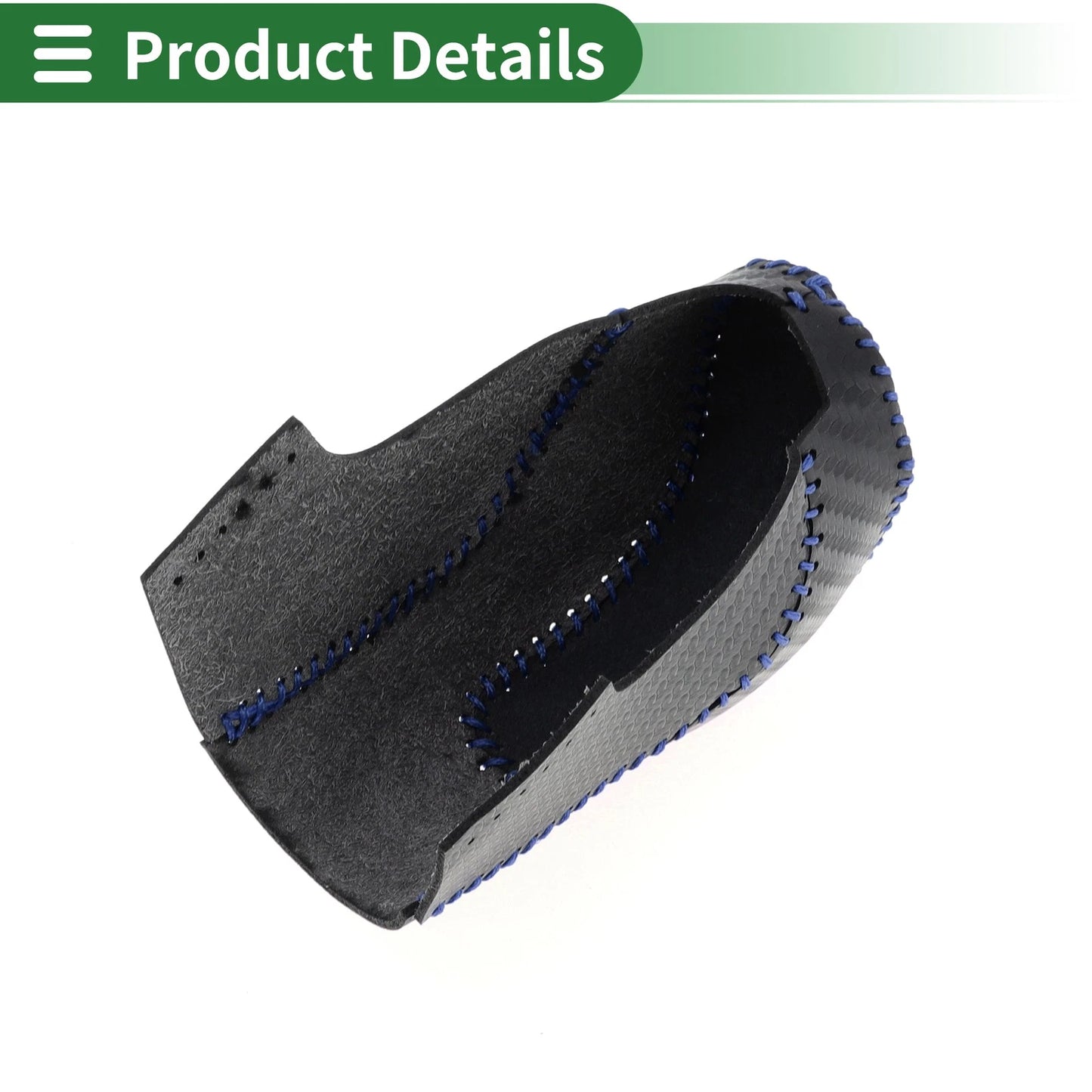 Black Carbon Fiber Gear Shift Knob Cover for Subaru Forester (2018-2023)