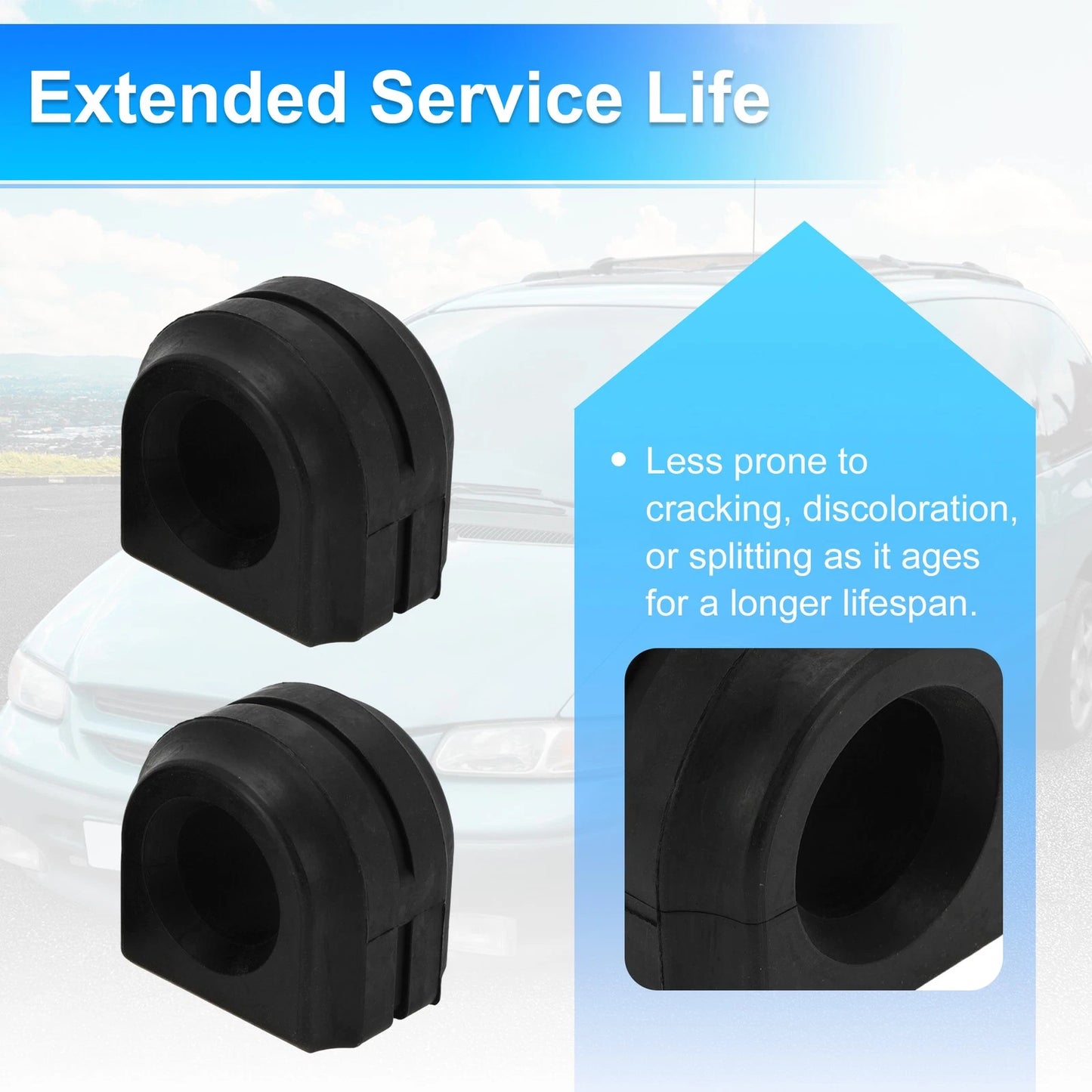 Stabilizer Sway Bar Bushings for BMW 528i (2011-2016) - 2 Pcs Rubber