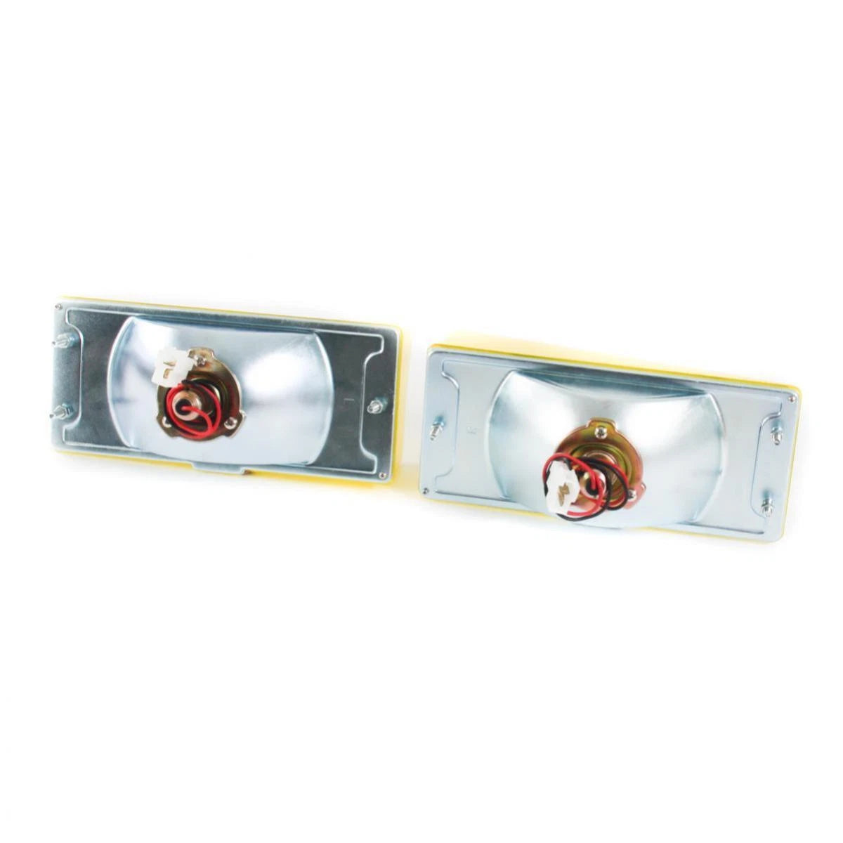 Fog Light Lamp Yellow Pair Fits Mitsubishi Fuso FN527 FV87 Truck 1986-94 D06