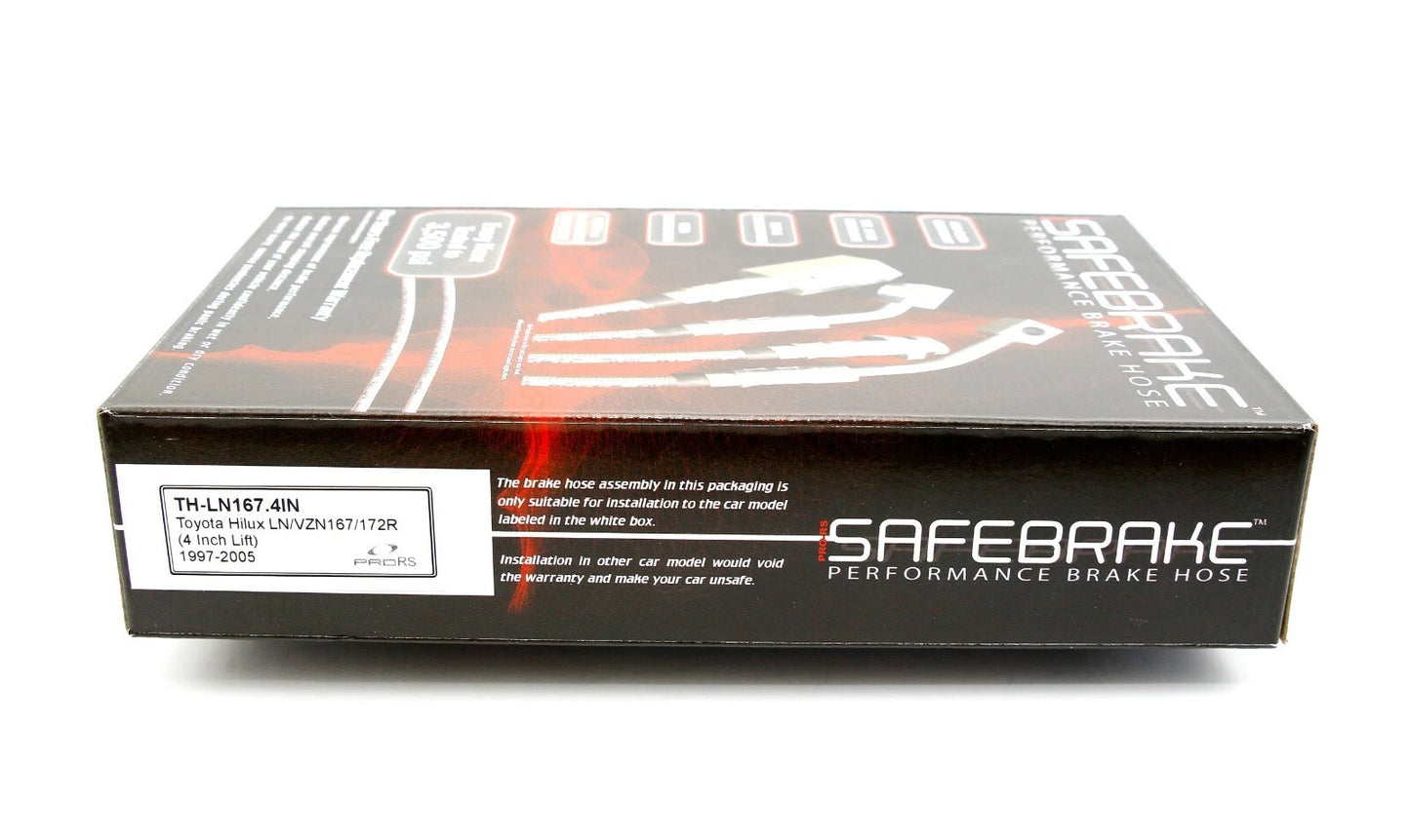 4 Inch Lift Brake Line Kit for Hilux LN/VZN 167/172R (1997-2005)