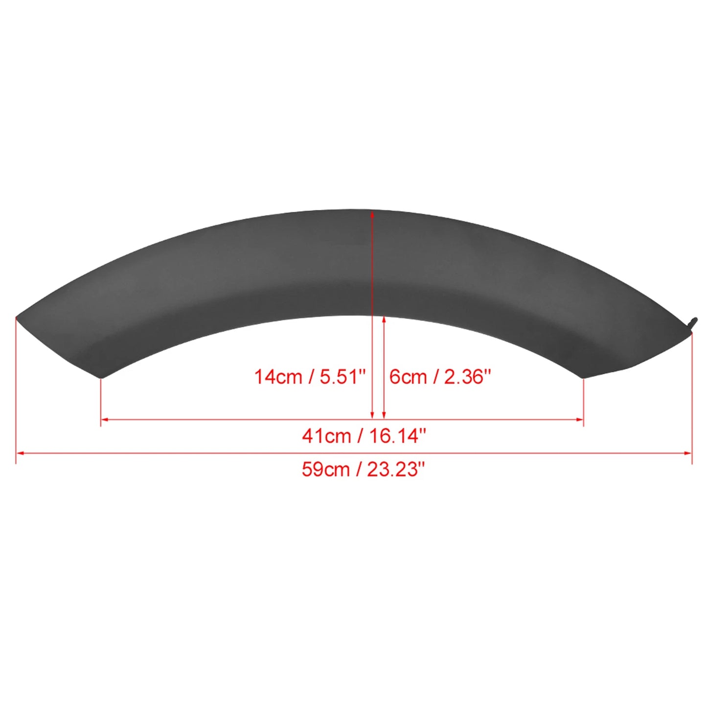 Front Right Black Wheel Arch Trim Guard for BMW (Fits Various Models)