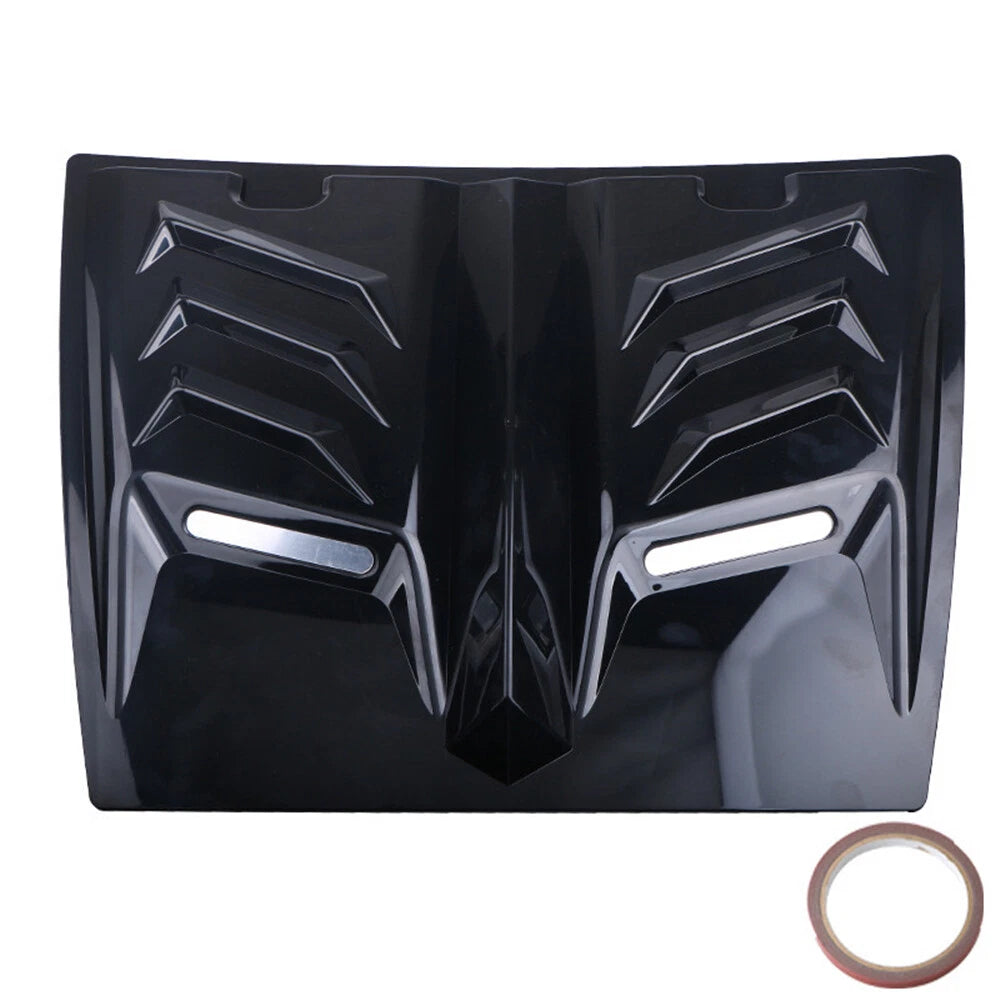 ABS Glossy Black Hood Vent Scoop Cover for Car Exterior Trim