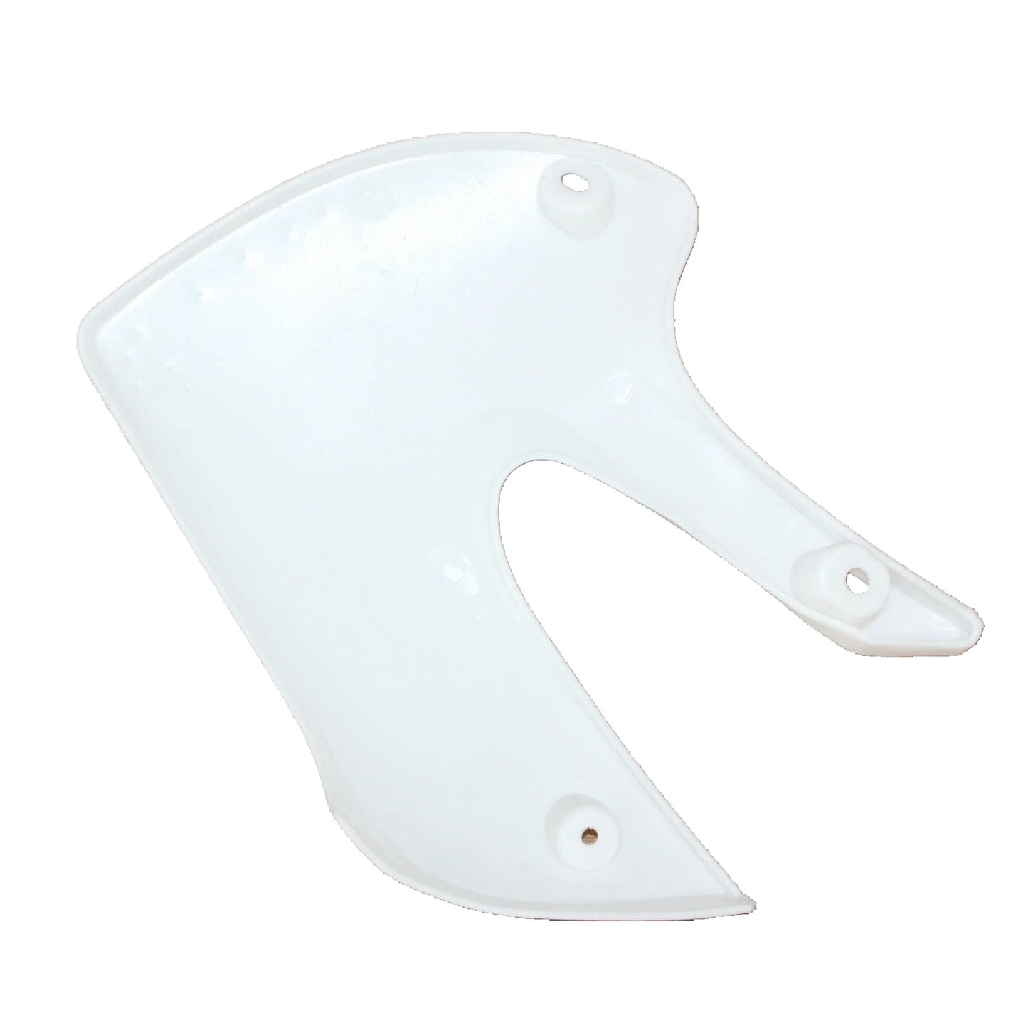 White Plastic Front Left Tank Side Guard for KLX110 (2002-2023)