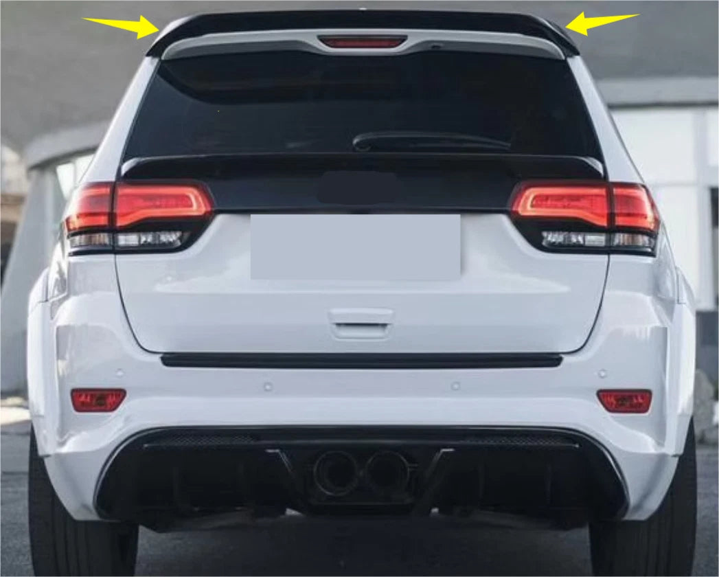 Rear Roof Window Spoiler Wing Glossy Black for Jeep Grand Cherokee (2013-2021)