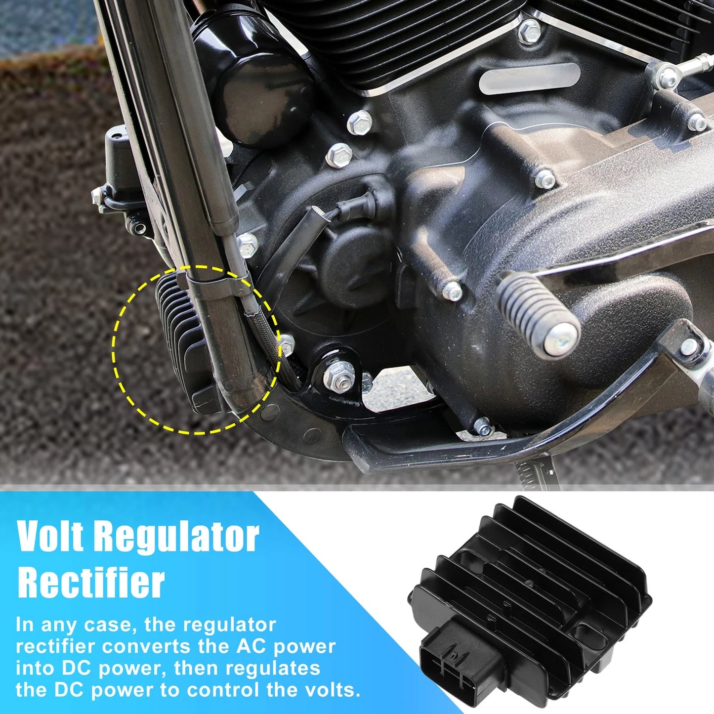 Voltage Regulator Rectifier for Kawasaki Mule (2005–2016)