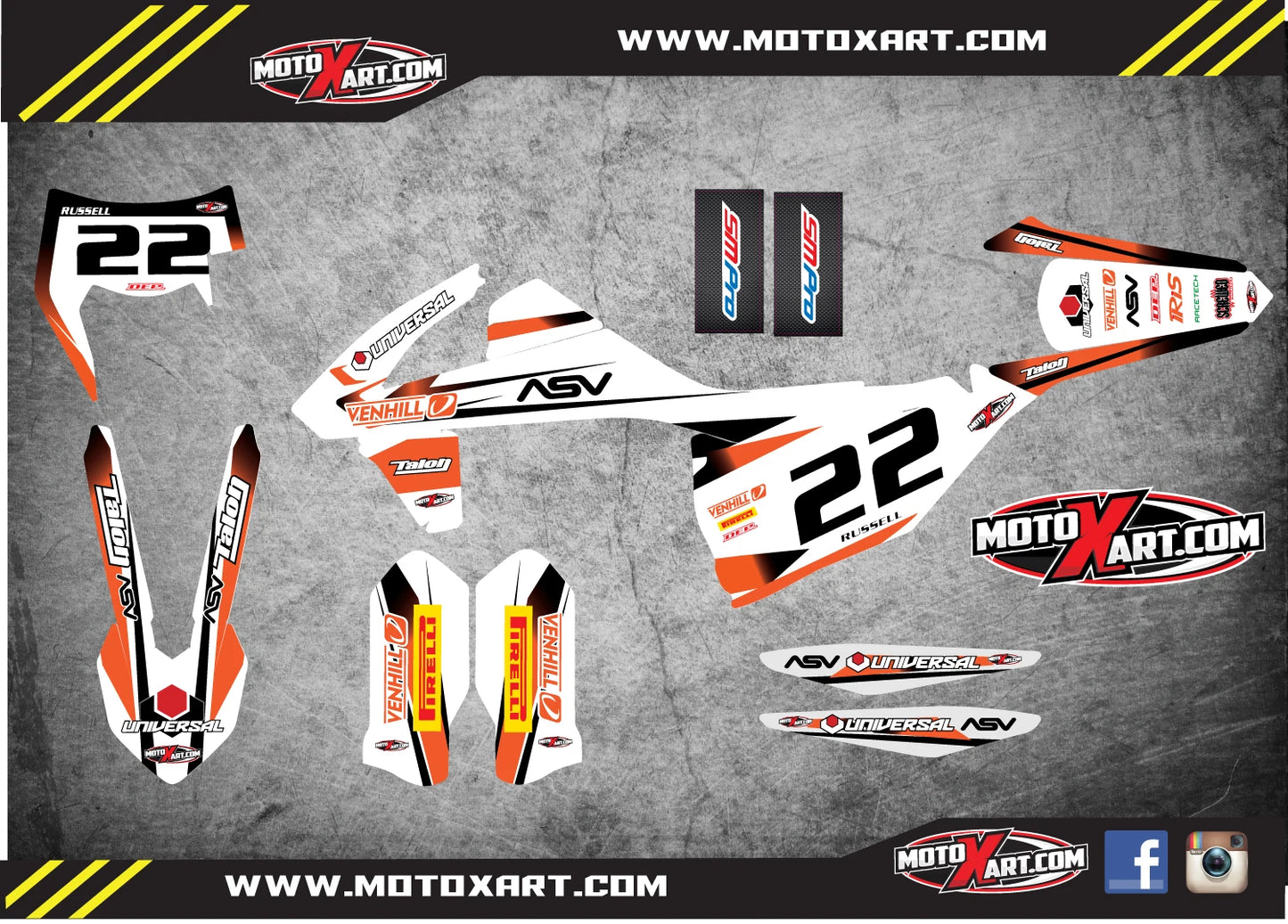 STORM STYLE Full Sticker Kit for KTM EXC Series (2017 - Present)