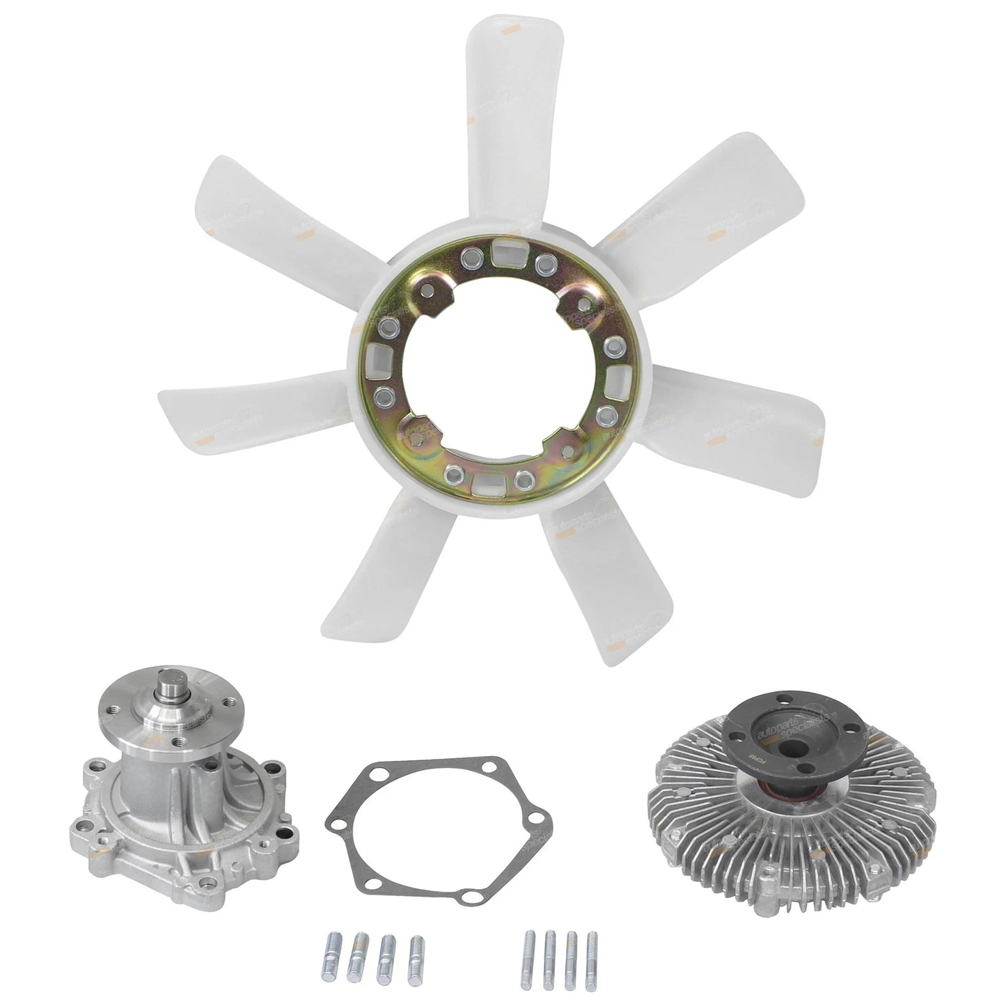 Water Pump / Fan Clutch & Blade for Hilux LN85 (1989–1994)