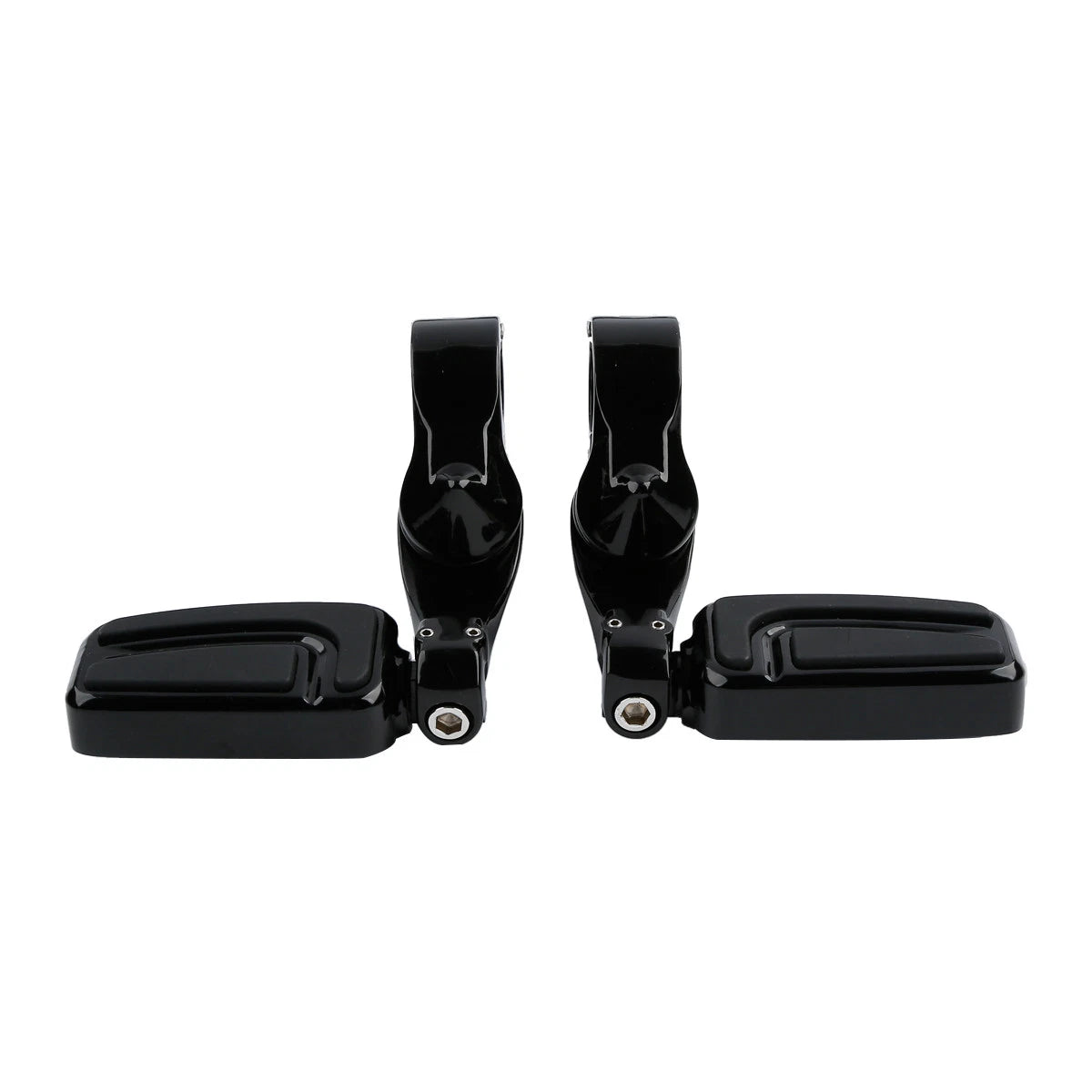 1.25" 32mm Highway Short Angled Mount Foot Pegs for Harley Softail Deluxe