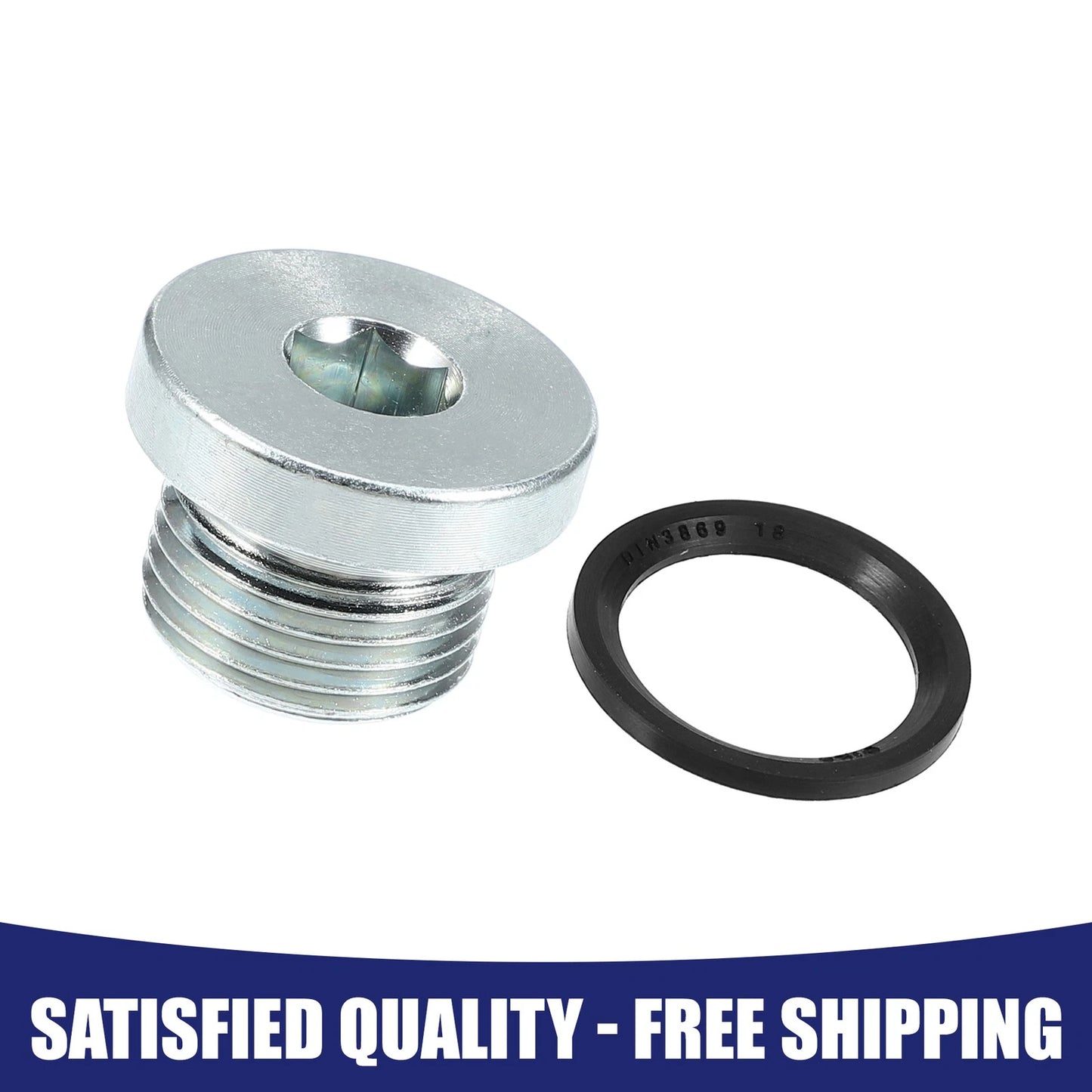 M18x1.5 Steel Oil Drain Plug for BMW 545i 550i 650i 750i (2005-2010)
