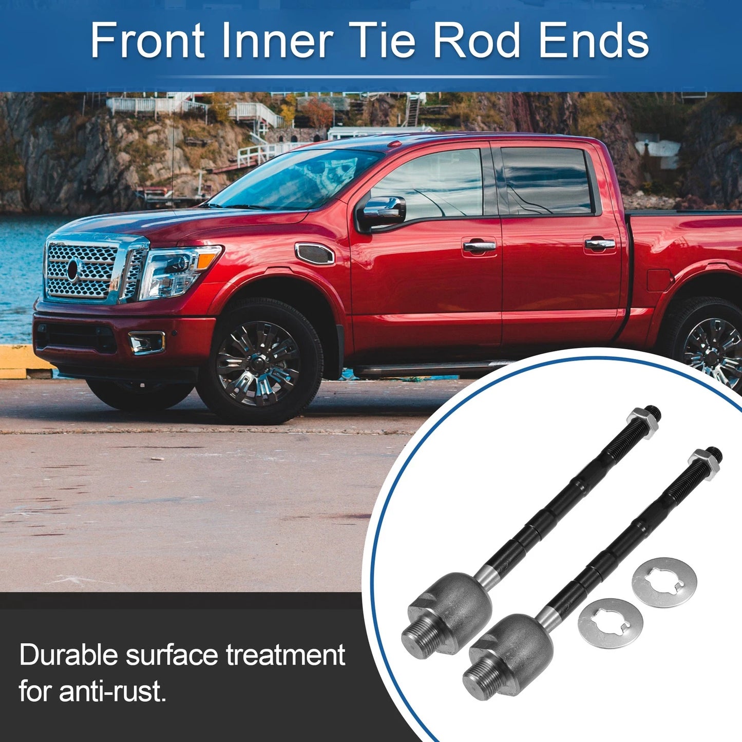 Front Inner Tie Rod Ends for Nissan Rogue (2014-2020)