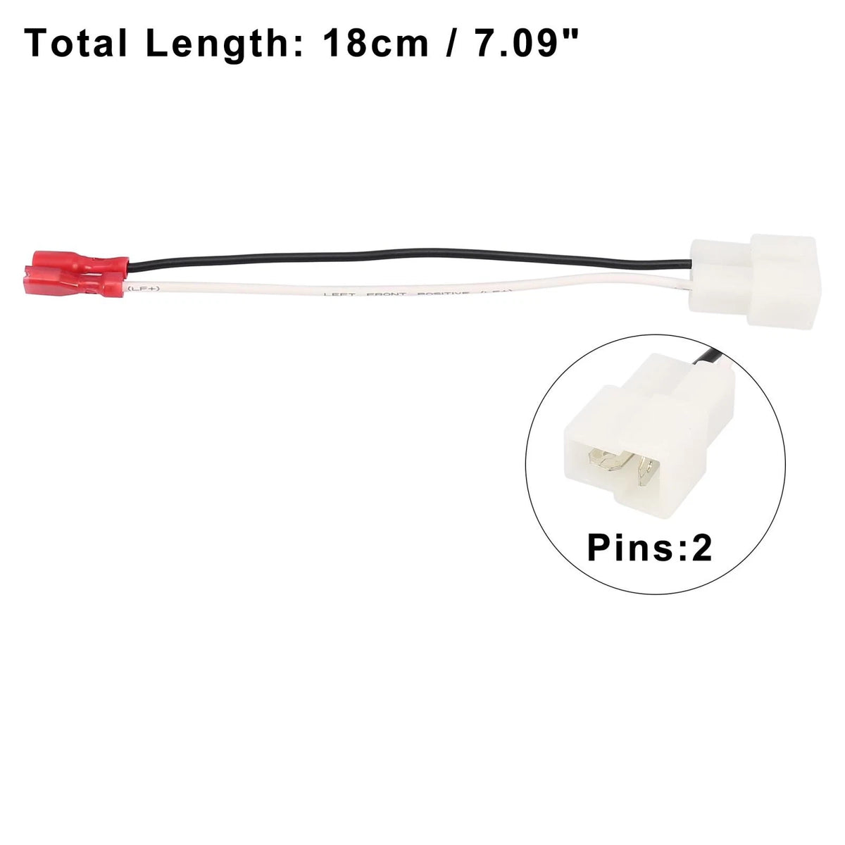 2 x Speaker Connector Harness Adapter for Toyota Pickup (1984–1988)