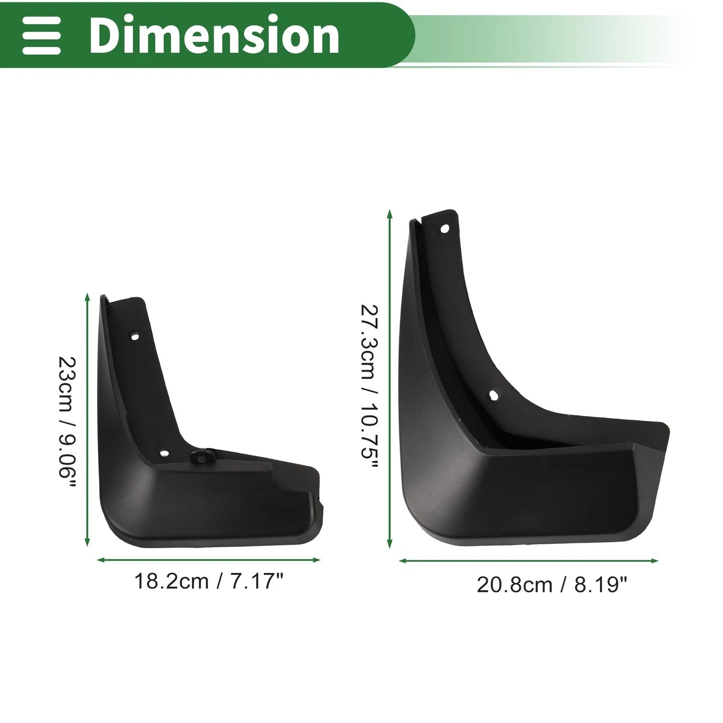 Mud Flaps / Splash Guards for Buick Regal (2017–2022)