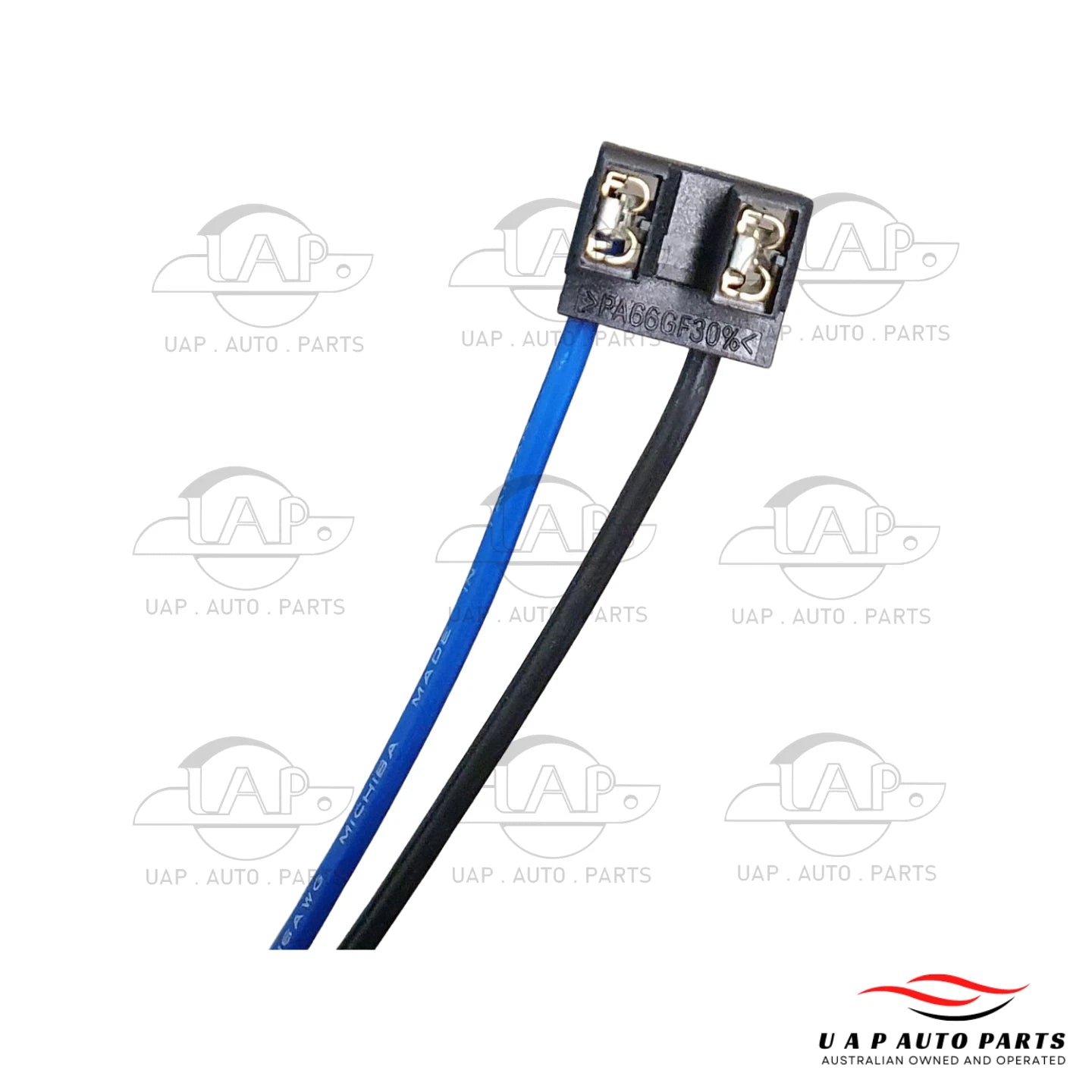 H7 Female Headlight Bulb Socket Wire Harness L Shape for Various Models (N/A)