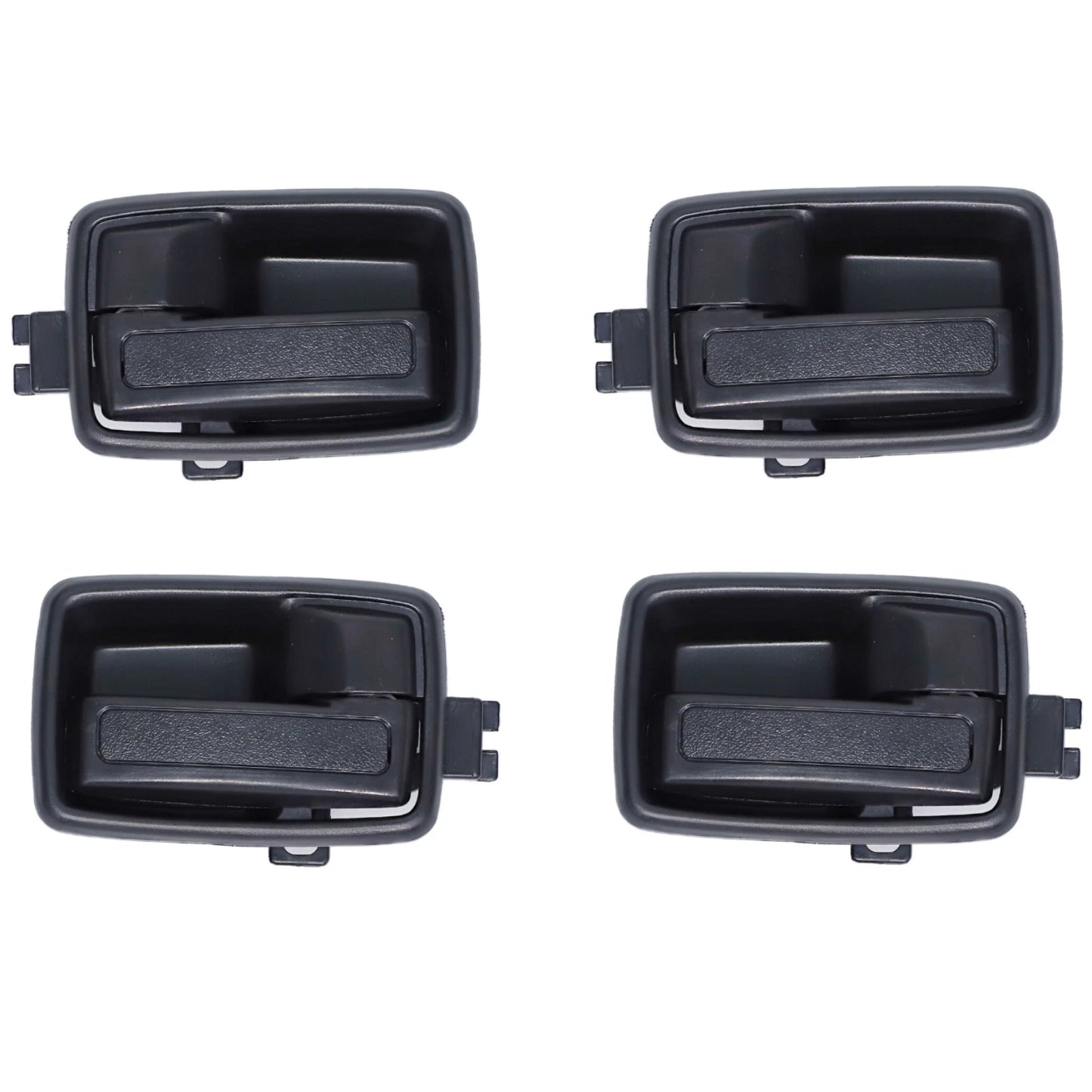 4pcs Textured Black Inner Door Handles for Holden Rodeo TF (1998–2003)