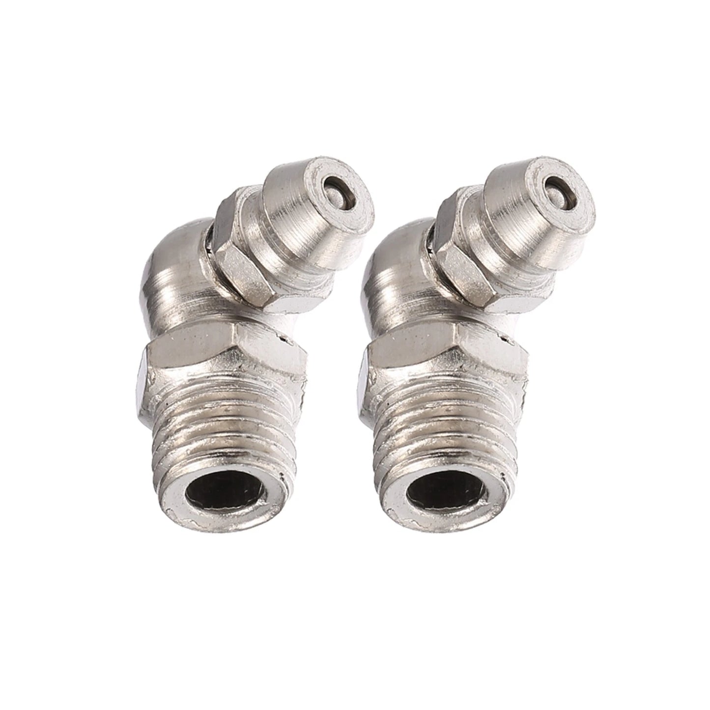 Nipple Fitting 45pcs M8 x 1 90° Nickel Plated for Motorcycle Car