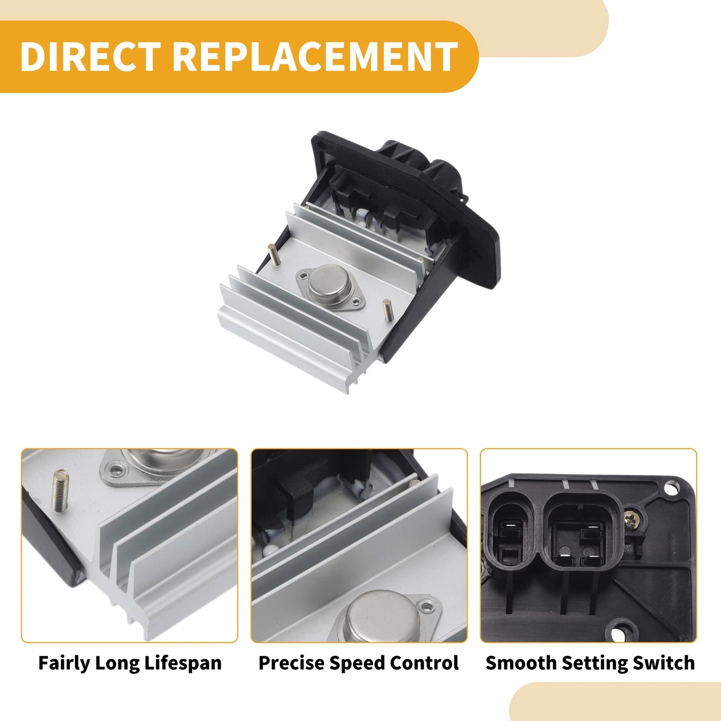 Blower Motor Resistor 1 Pc for Vehicle