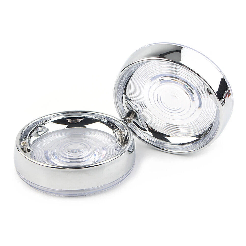 Clear Turn Signal Bezels Lens Covers for Harley Touring Road King (2009-2023)