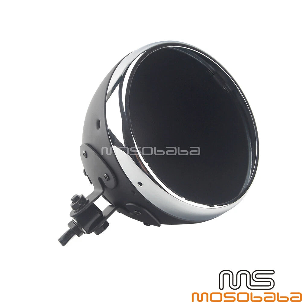 7'' Headlight Housing Bulb Bucket for Harley Softail Sportster Touring