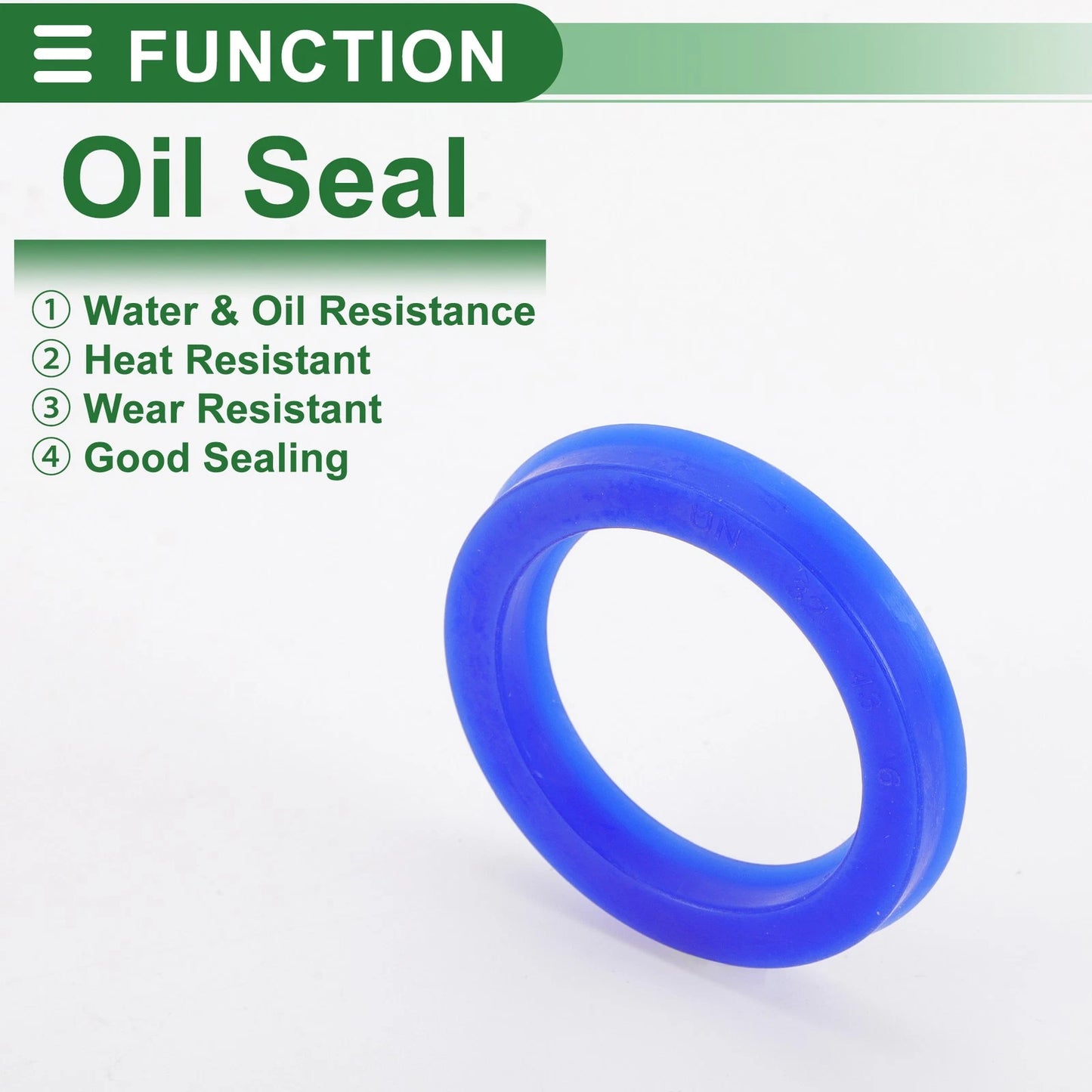 Oil Seal / 32x43x6mm / Seal Ring Rotary Shaft TPU High Pressure Blue 5 Pcs