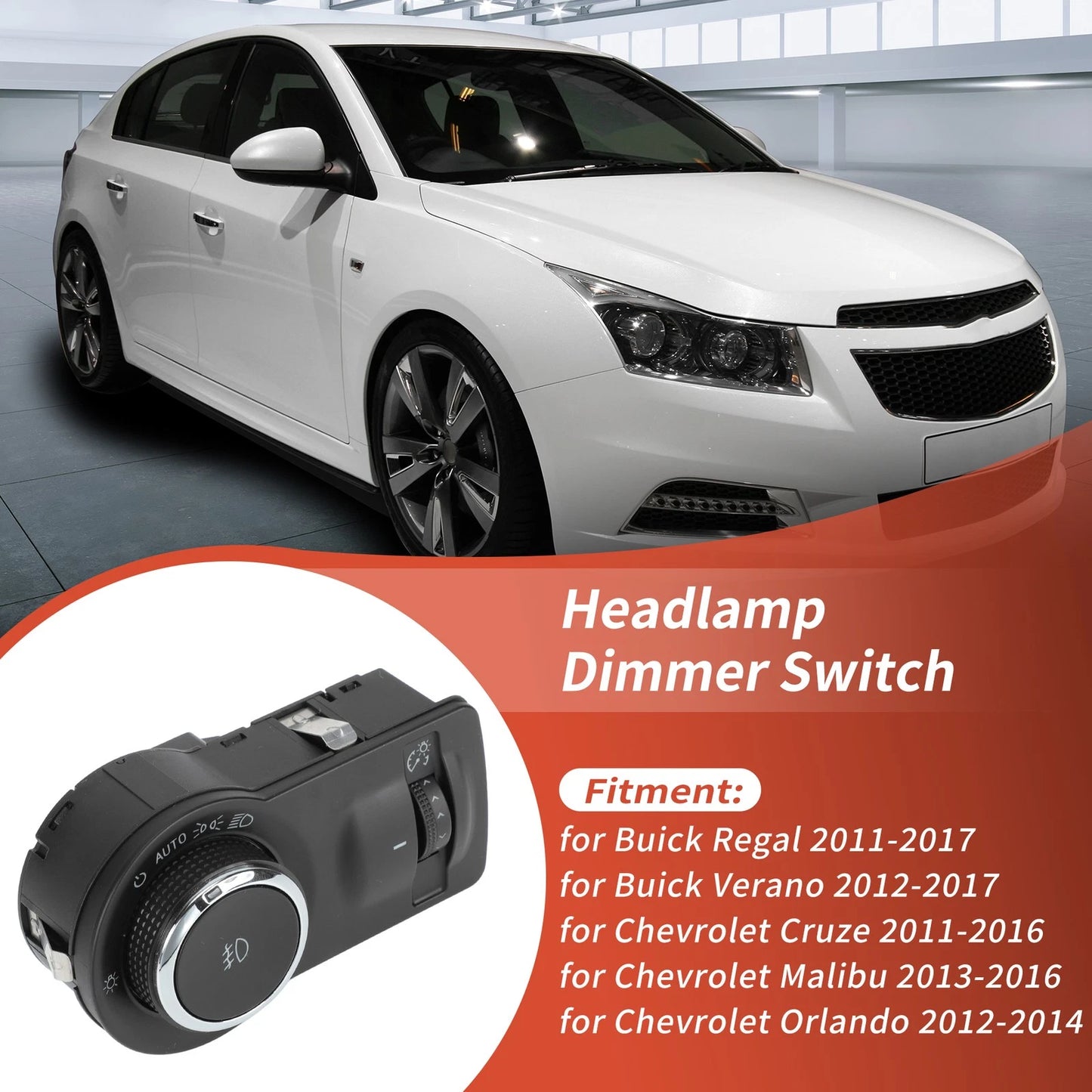 Headlamp Dimmer Switch for Buick Regal (2011–2017)