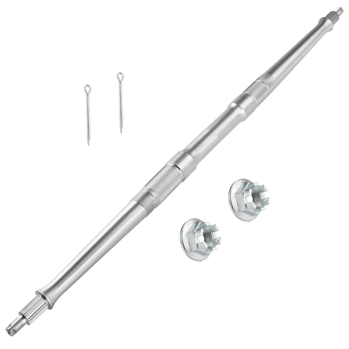 Rear Wheel Axle Shaft & Nuts for Yamaha Raptor 700 700R (2006–2025)