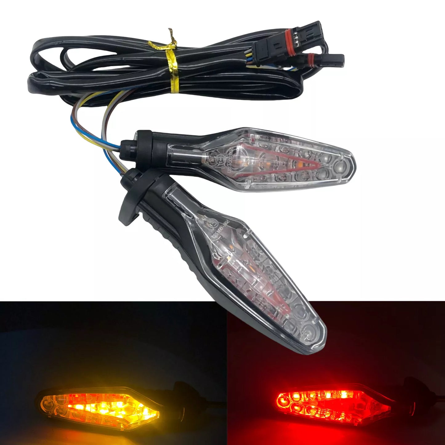 LED Turn Signal Lights for BMW S1000RR (2019-2024) 2 x Clear Lenses