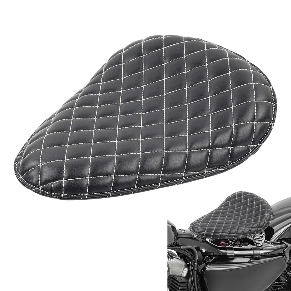 Universal Front Driver Solo Seat Cushion for Harley & Yamaha