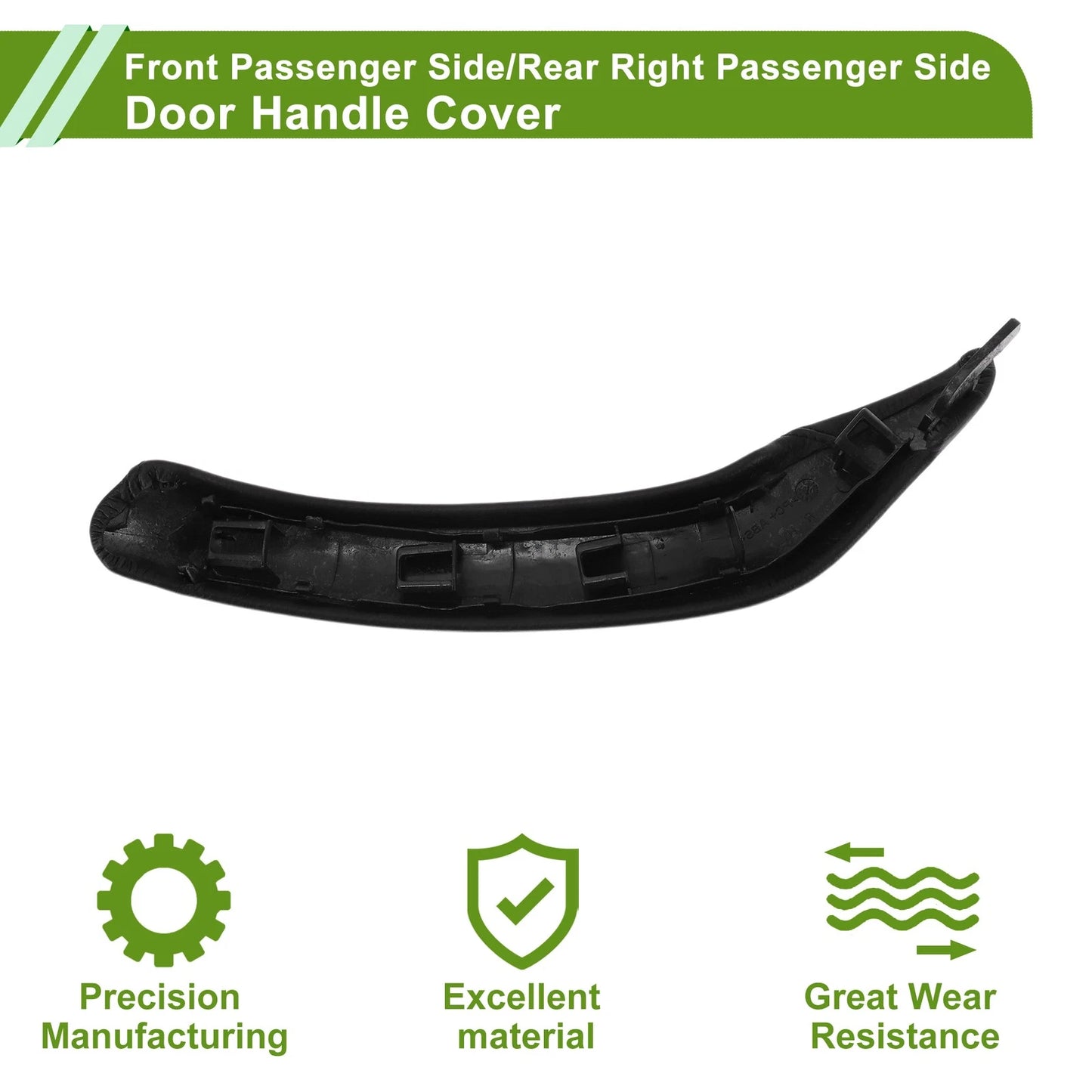 Door Handle Pull Trim Cover for BMW X3 2010-2016 Black
