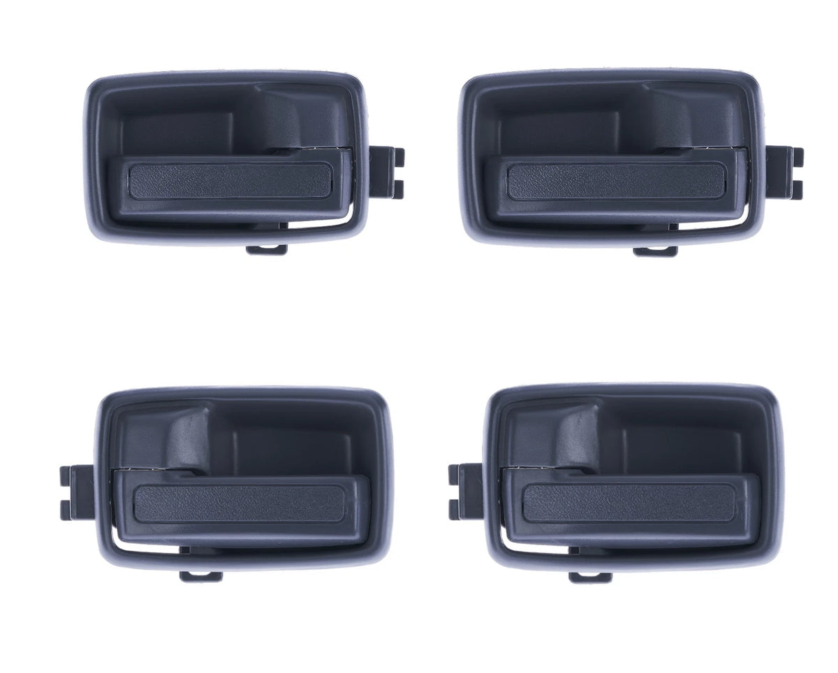 4pcs Textured Grey Inner Door Handles for Holden Rodeo TF (1998–2003)