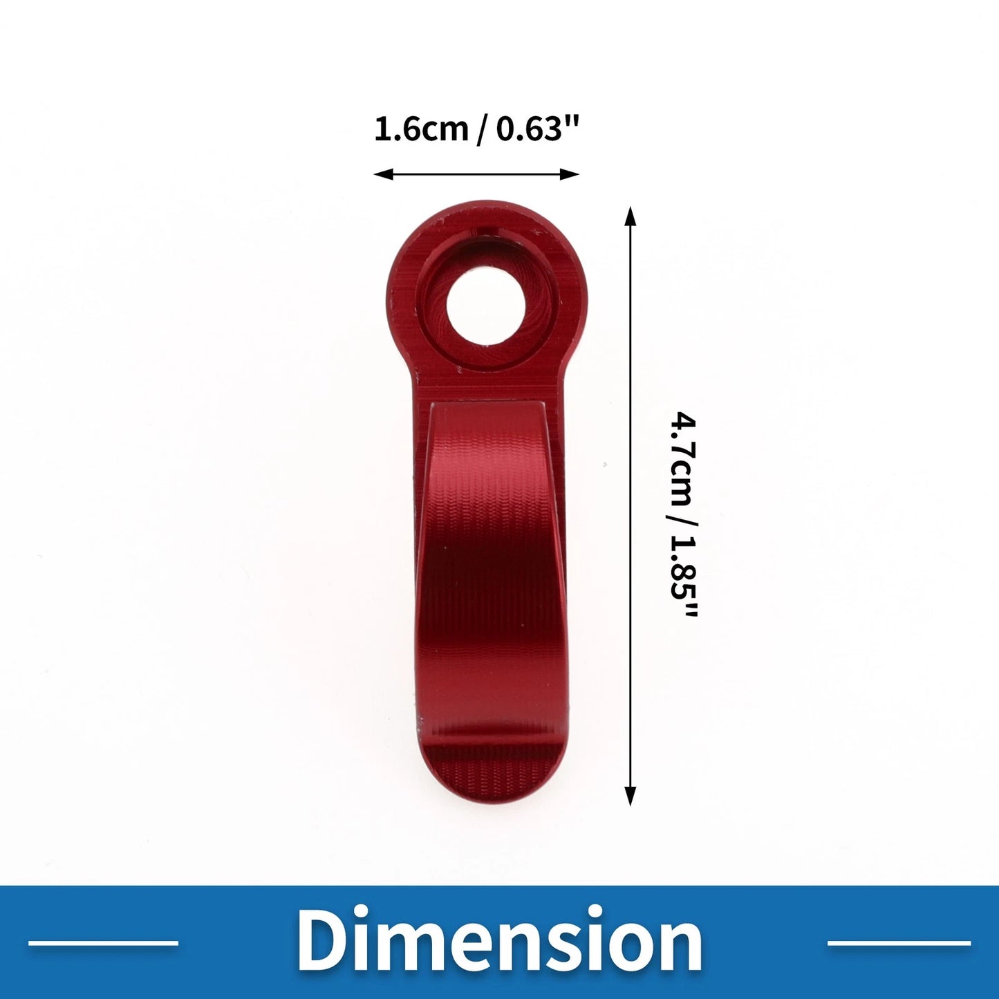 Handlebar Hook / Motorcycle Hanging Hook Aluminum Alloy Red / for Motorcycle
