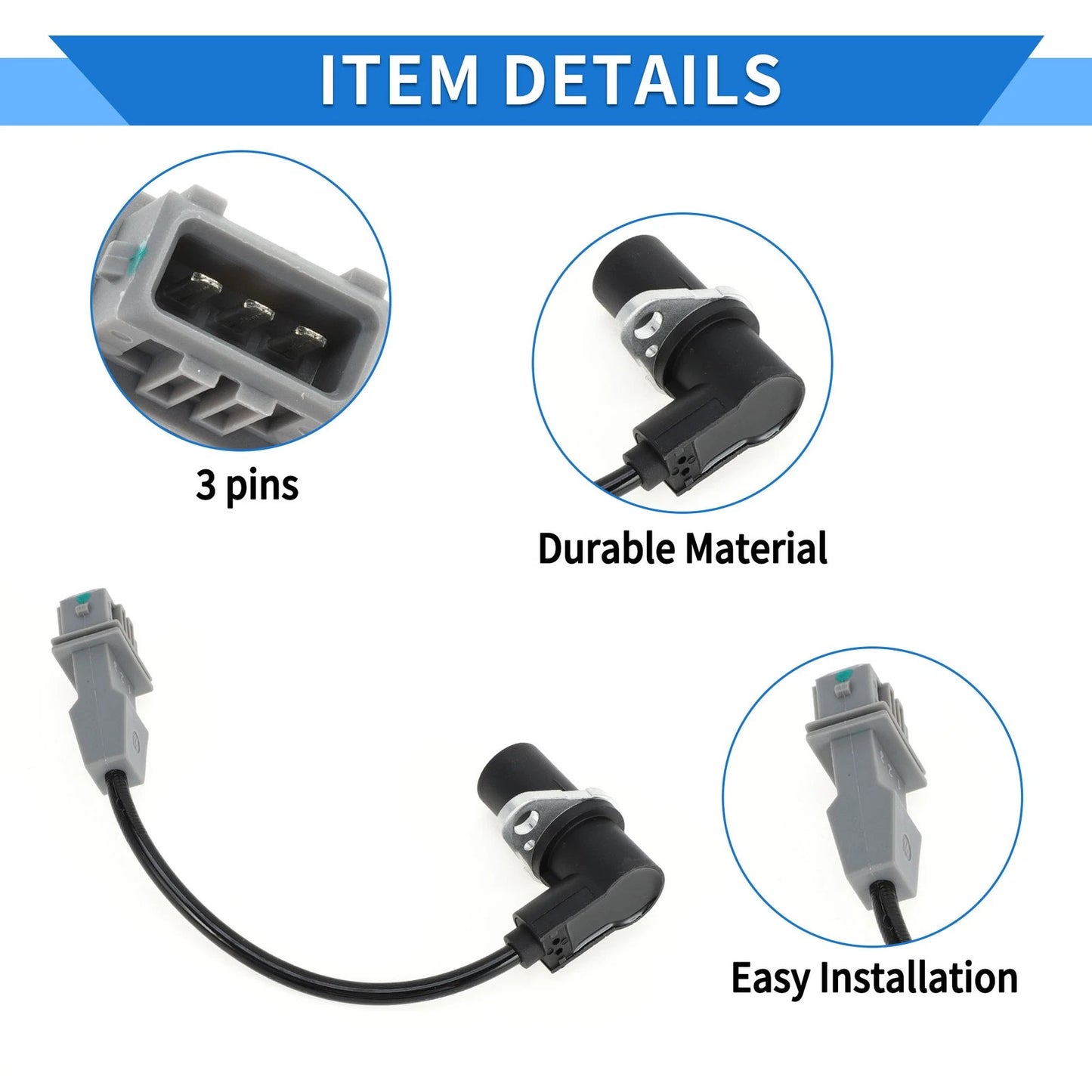 Crankshaft Position Sensor for KIA Sedona 2001-2006 (1 Pc)
