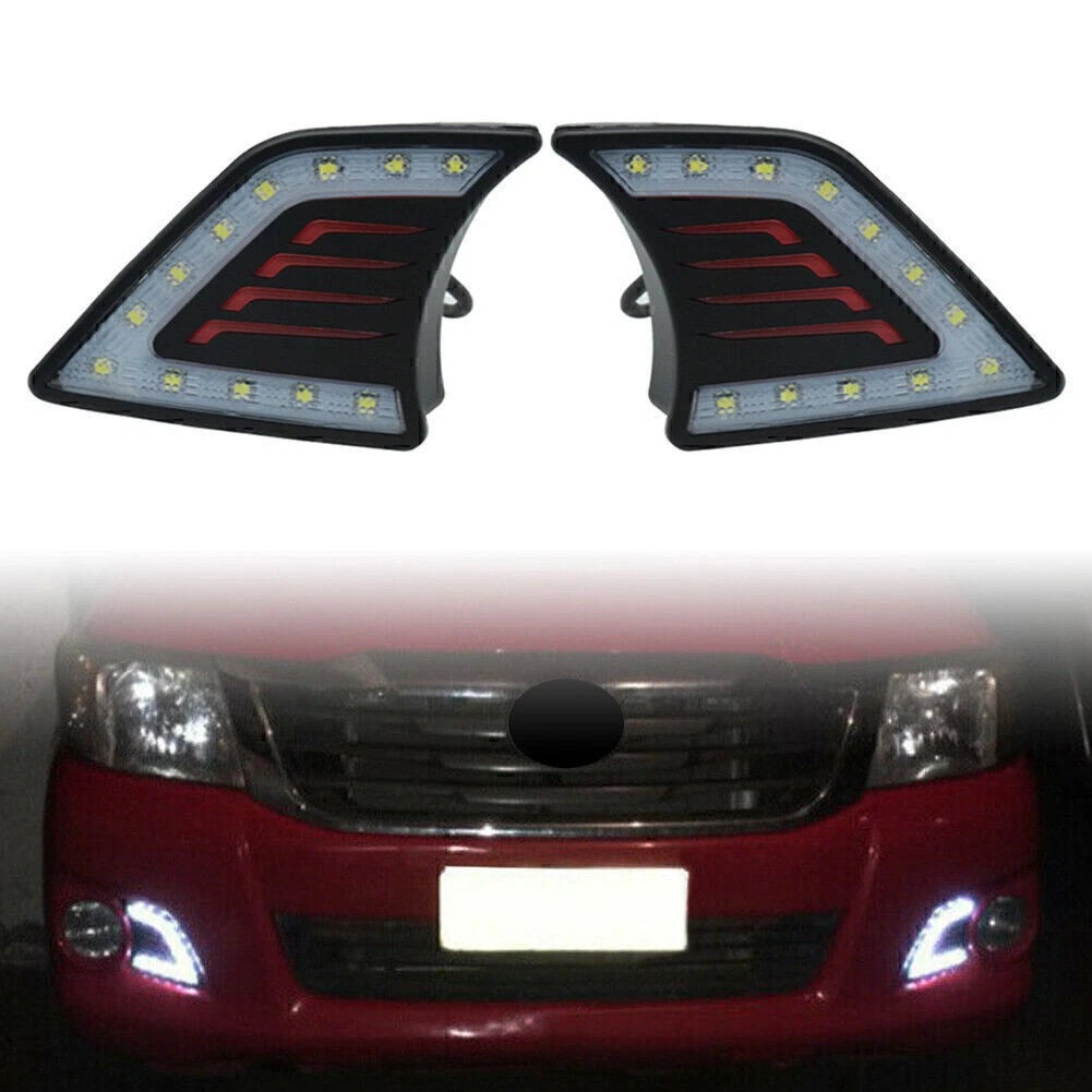 2 x LED Daytime Running Lights for Toyota Hilux Vigo (2011-2014)