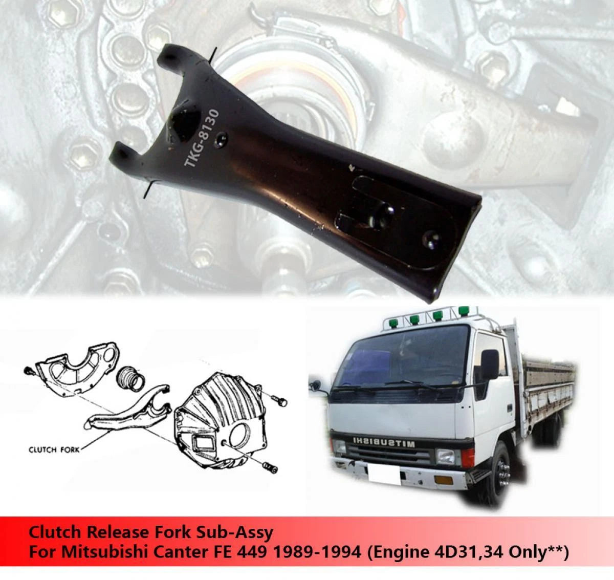 Clutch Release Fork for Mitsubishi Canter FE449 (2002-2006)